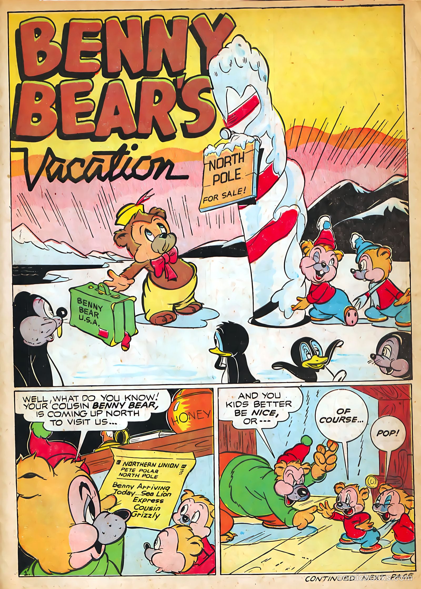 Jingle Jangle Comics #1 (1943) — page 60 of 68