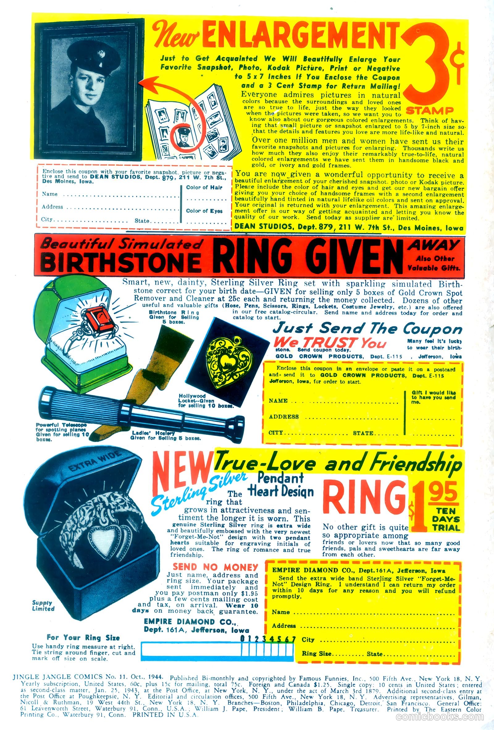 Jingle Jangle Comics #11 (1944) — page 2 of 53