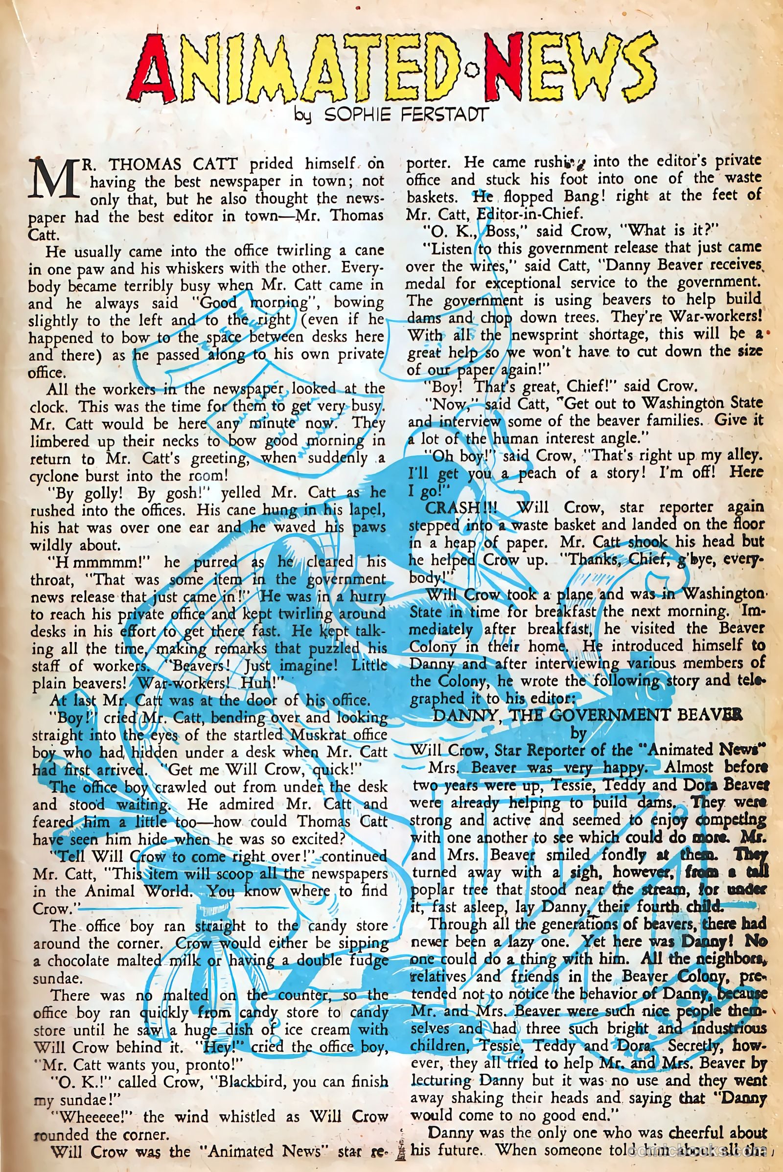 Jingle Jangle Comics #14 (1945) — page 35 of 52
