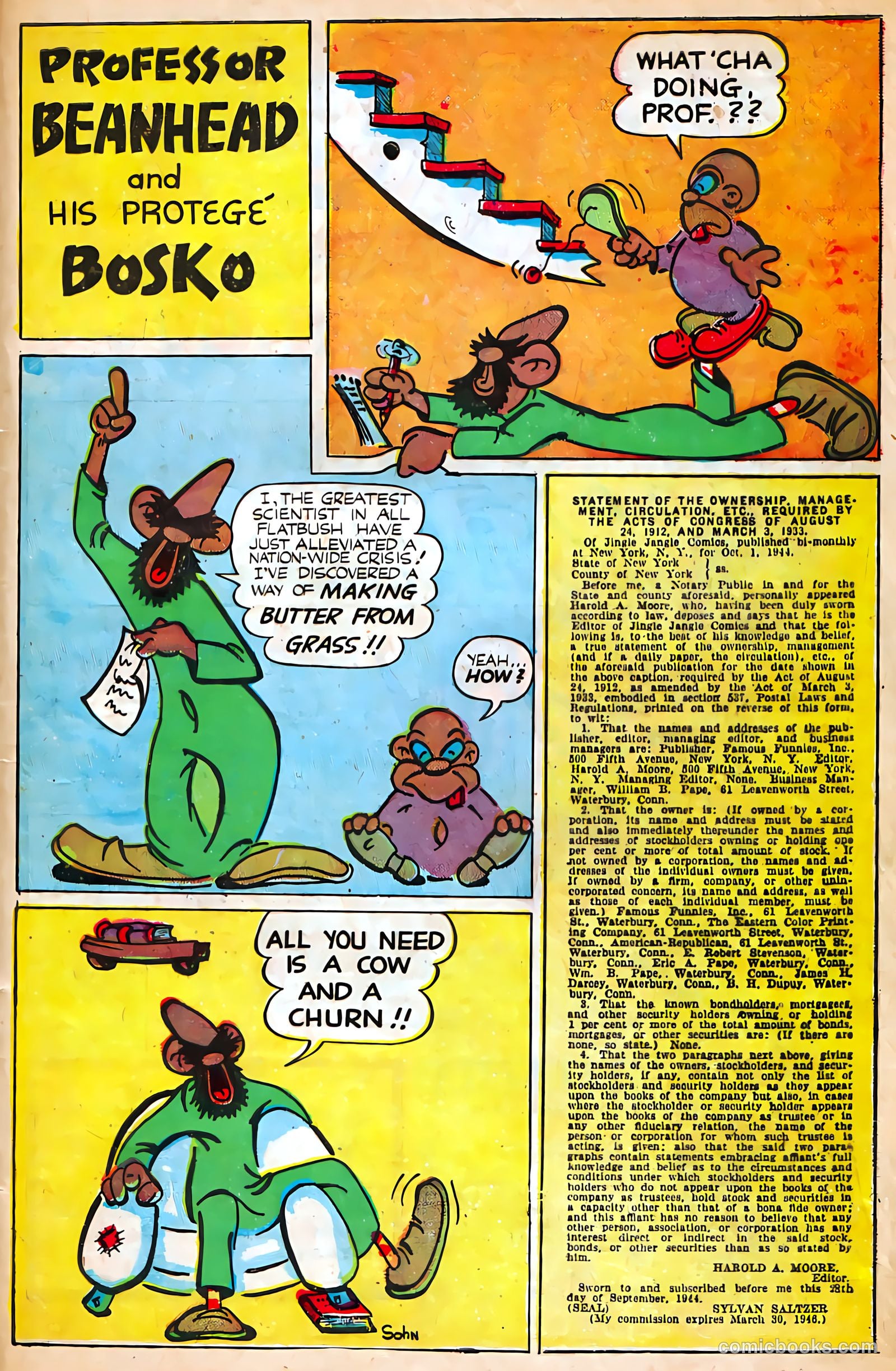 Jingle Jangle Comics #14 (1945) — page 49 of 52