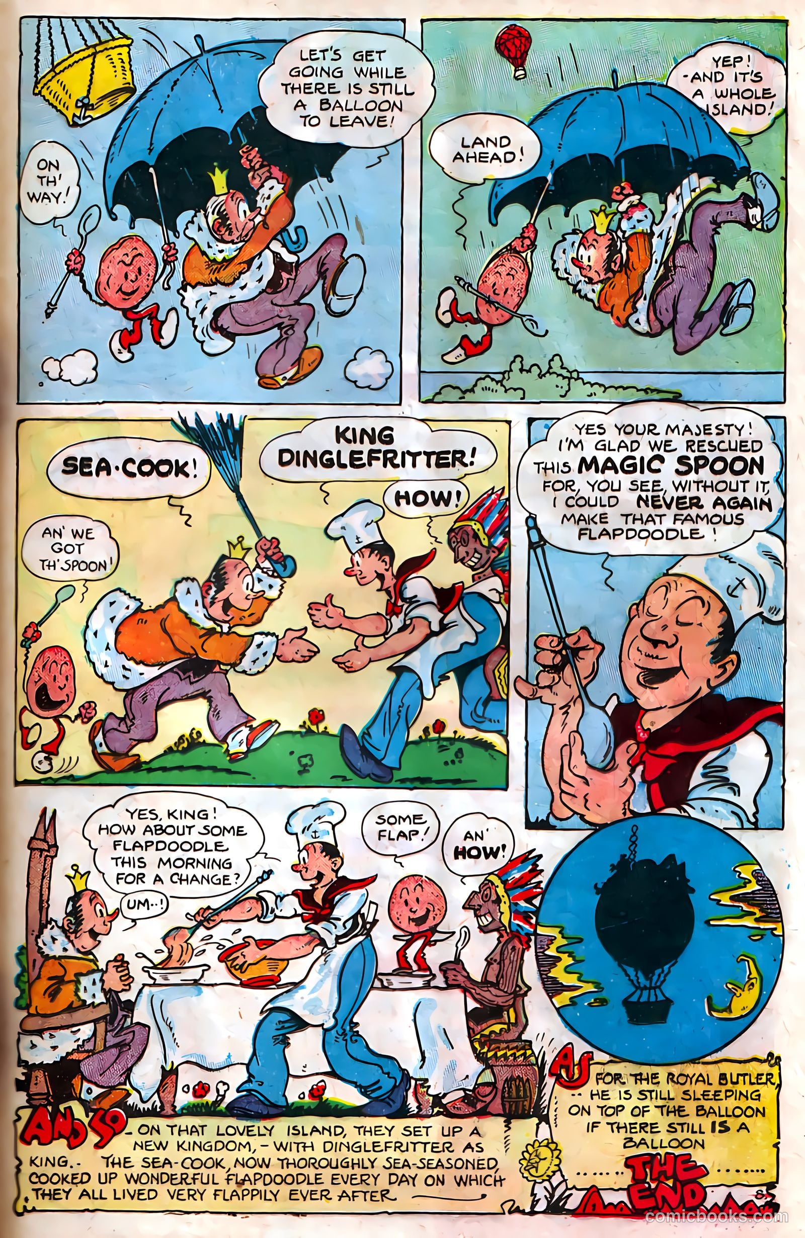Jingle Jangle Comics #16 (1945) — page 37 of 52