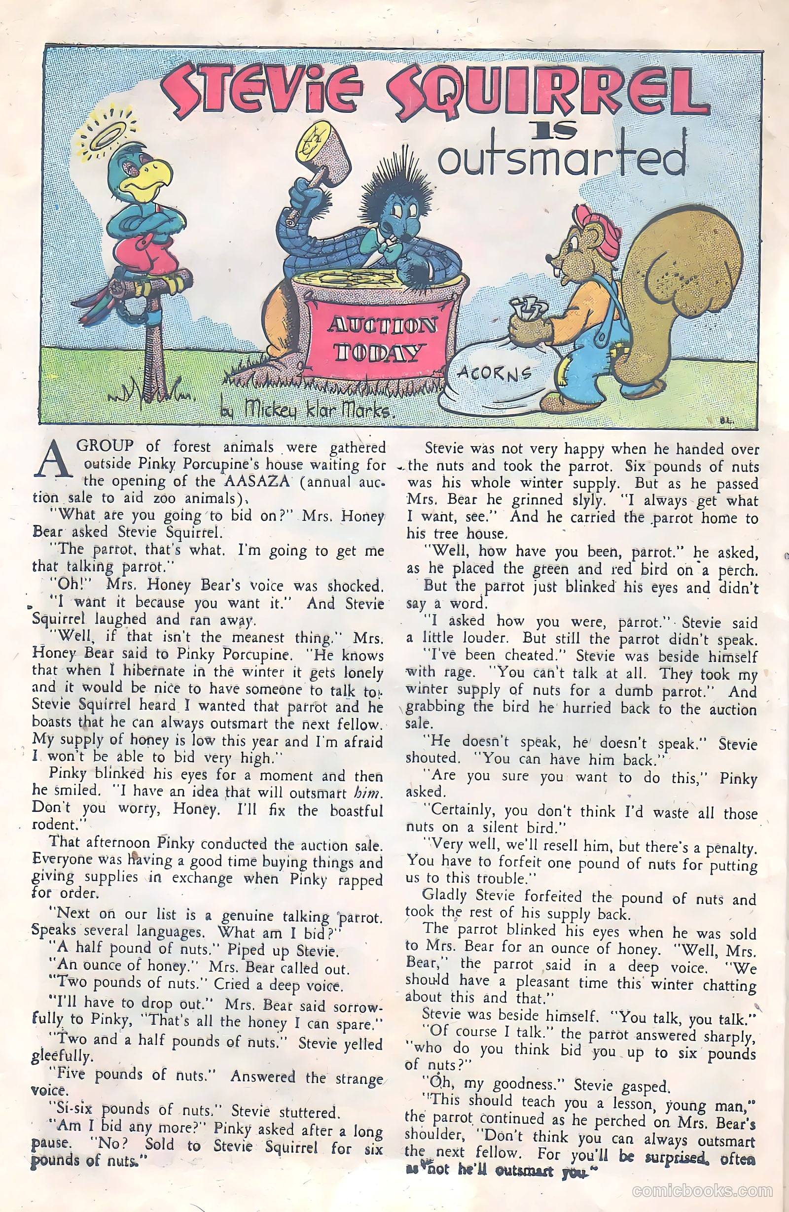 Jingle Jangle Comics #17 (1945) — page 28 of 33