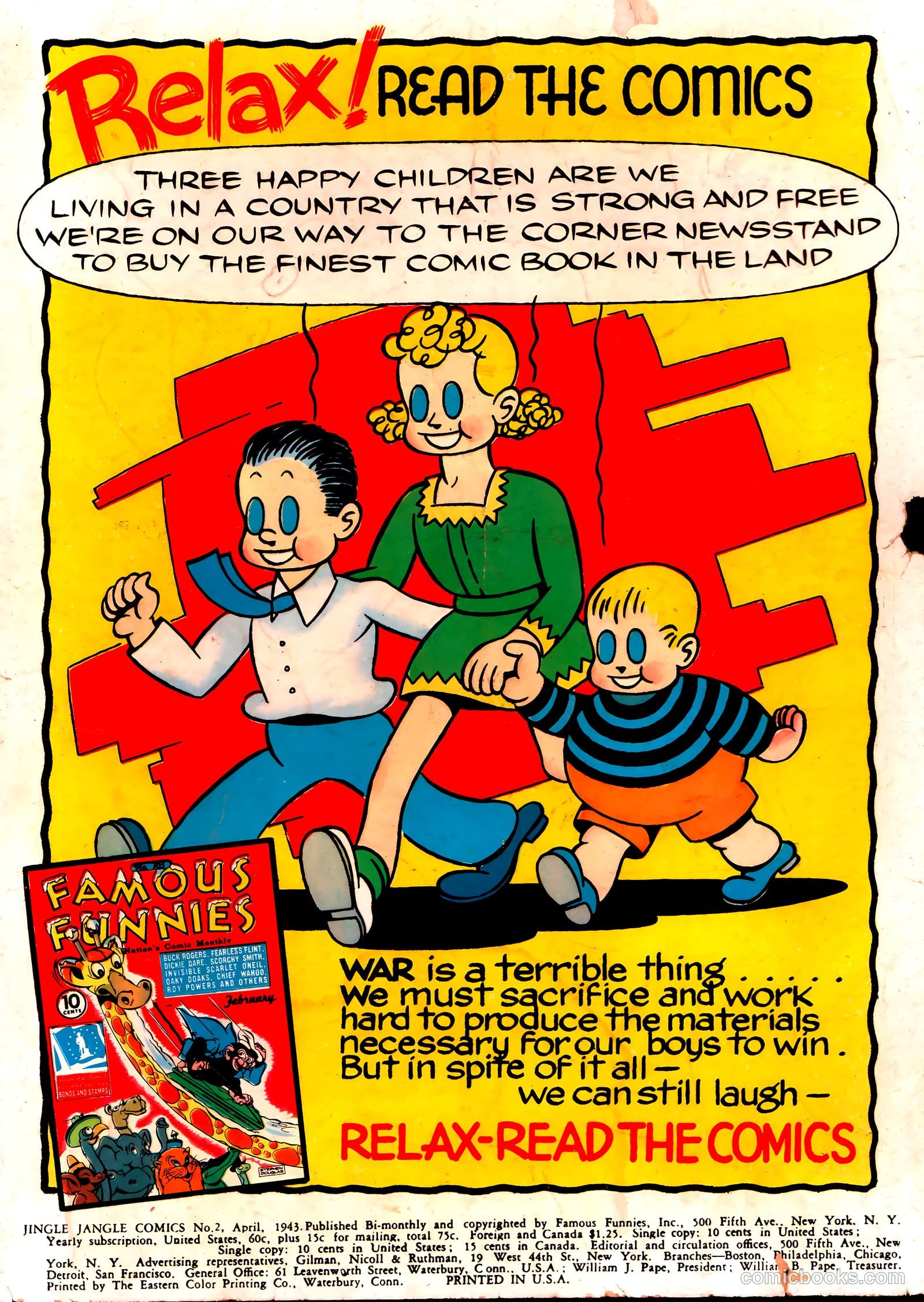 Jingle Jangle Comics #2 (1943) — page 2 of 69