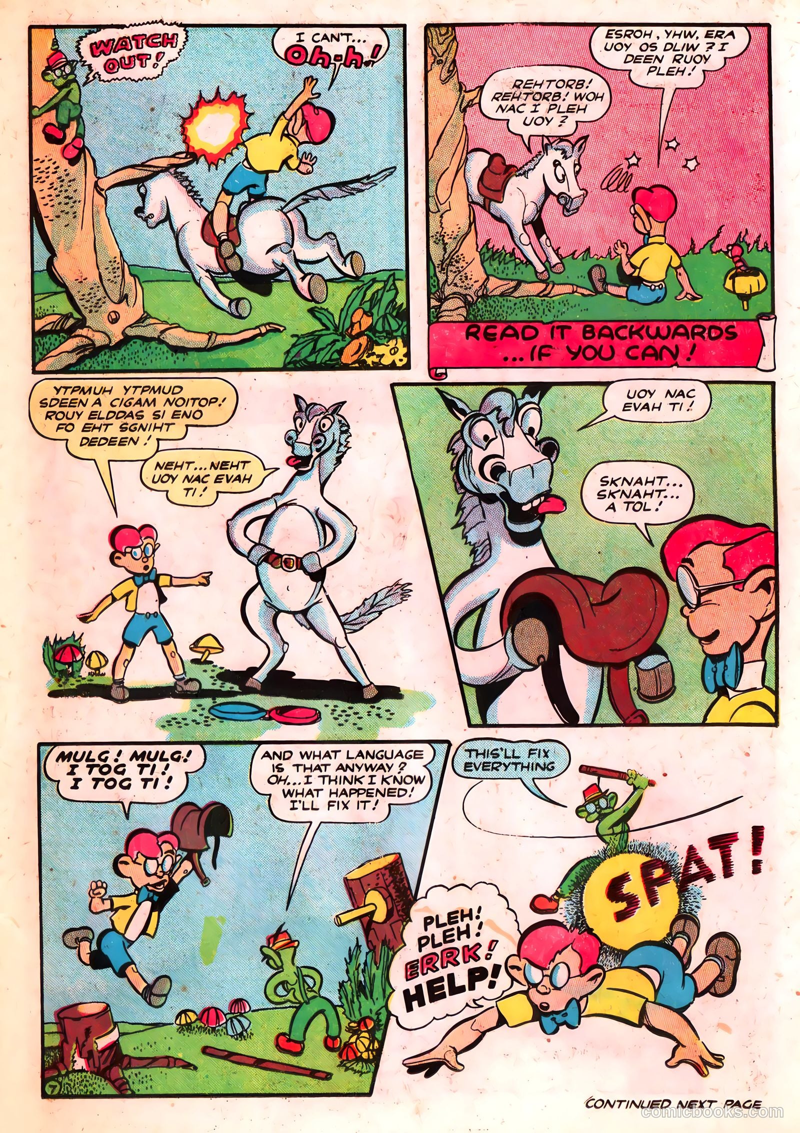 Jingle Jangle Comics #2 (1943) — page 19 of 69