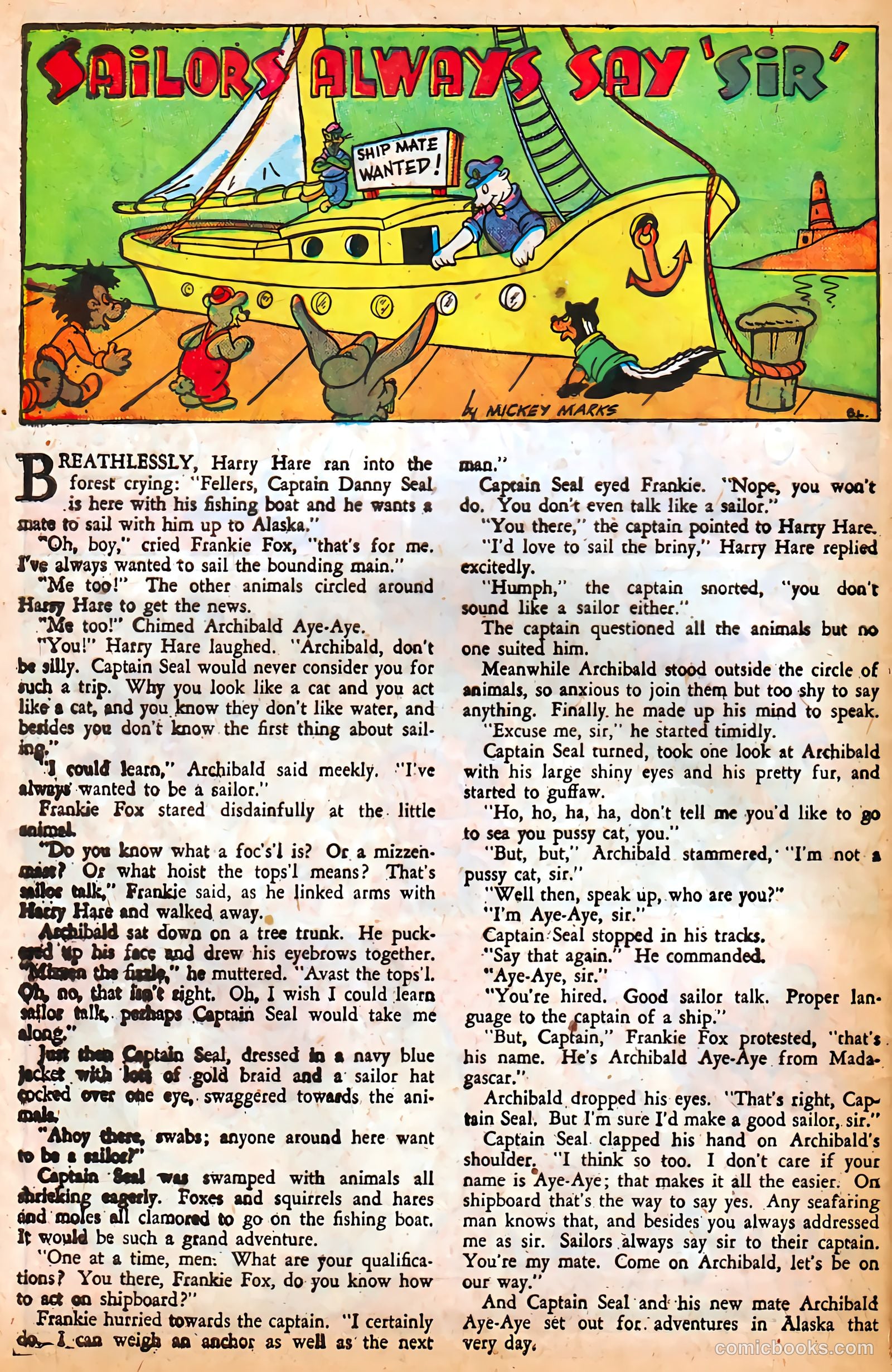 Jingle Jangle Comics #22 (1946) — page 48 of 53