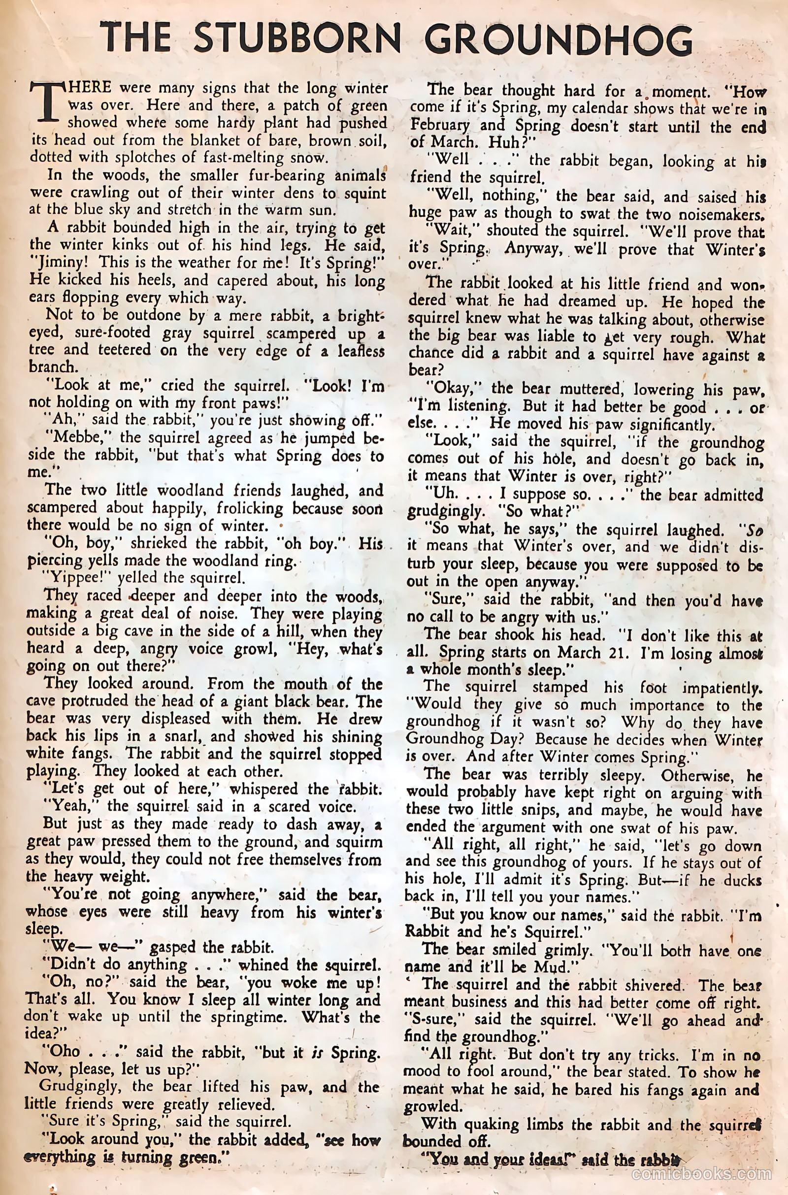 Jingle Jangle Comics #32 (1948) — page 35 of 52