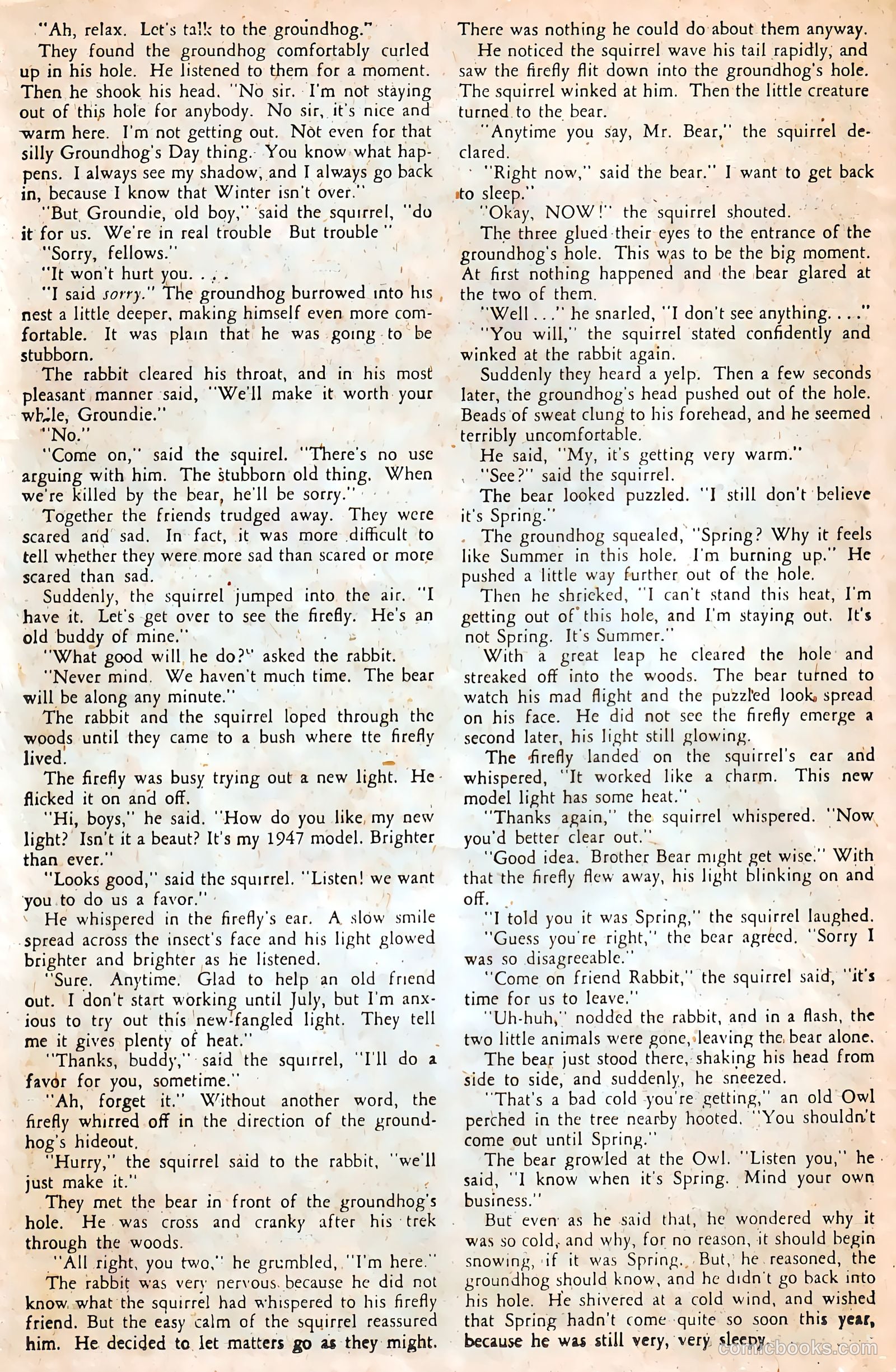 Jingle Jangle Comics #32 (1948) — page 36 of 52