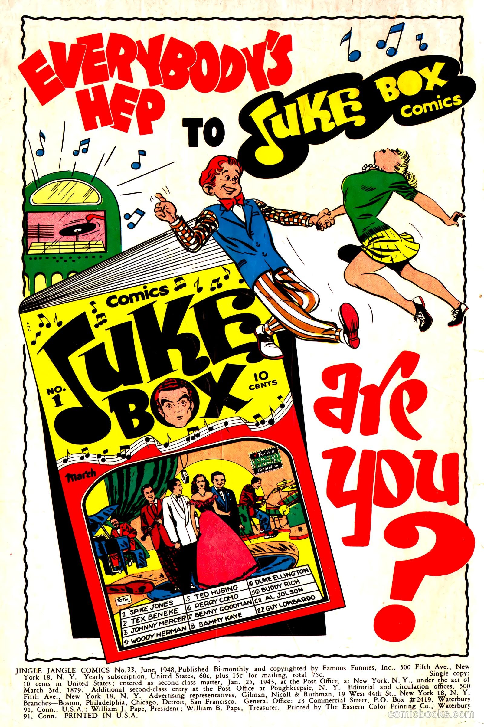 Jingle Jangle Comics #33 (1948) — page 2 of 53