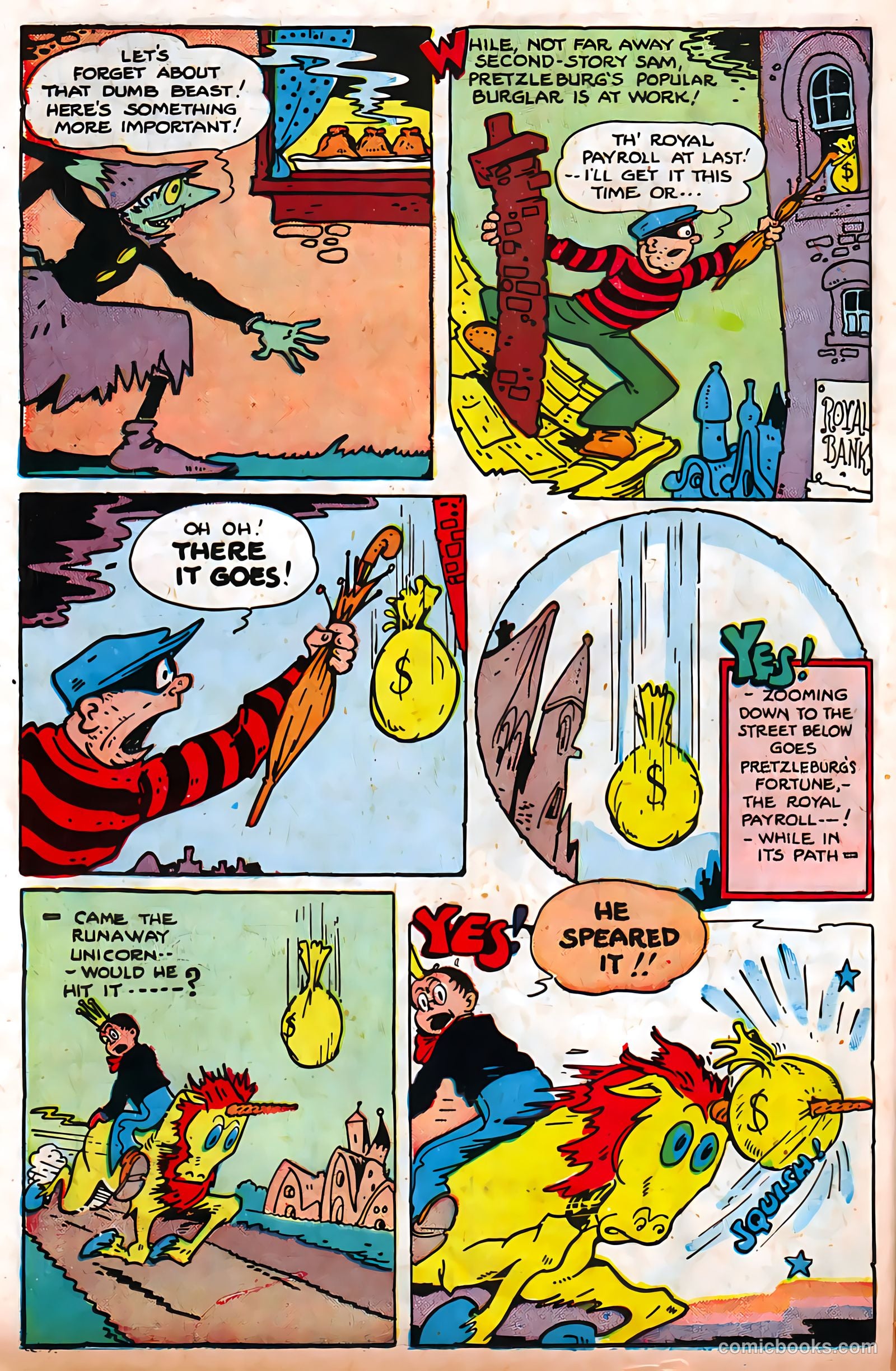 Jingle Jangle Comics #36 (1948) — page 36 of 52