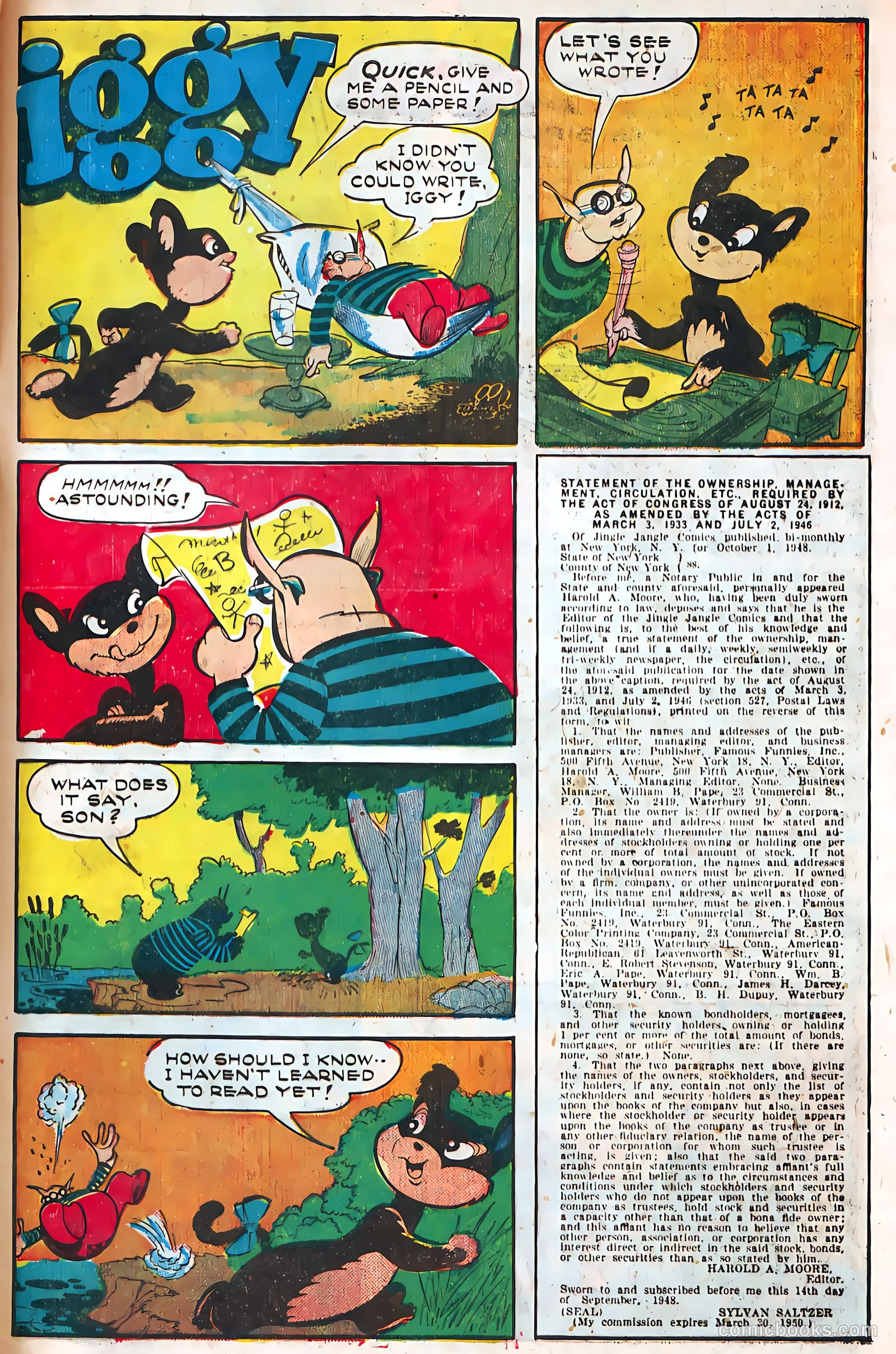 Jingle Jangle Comics #38 (1949) — page 47 of 52