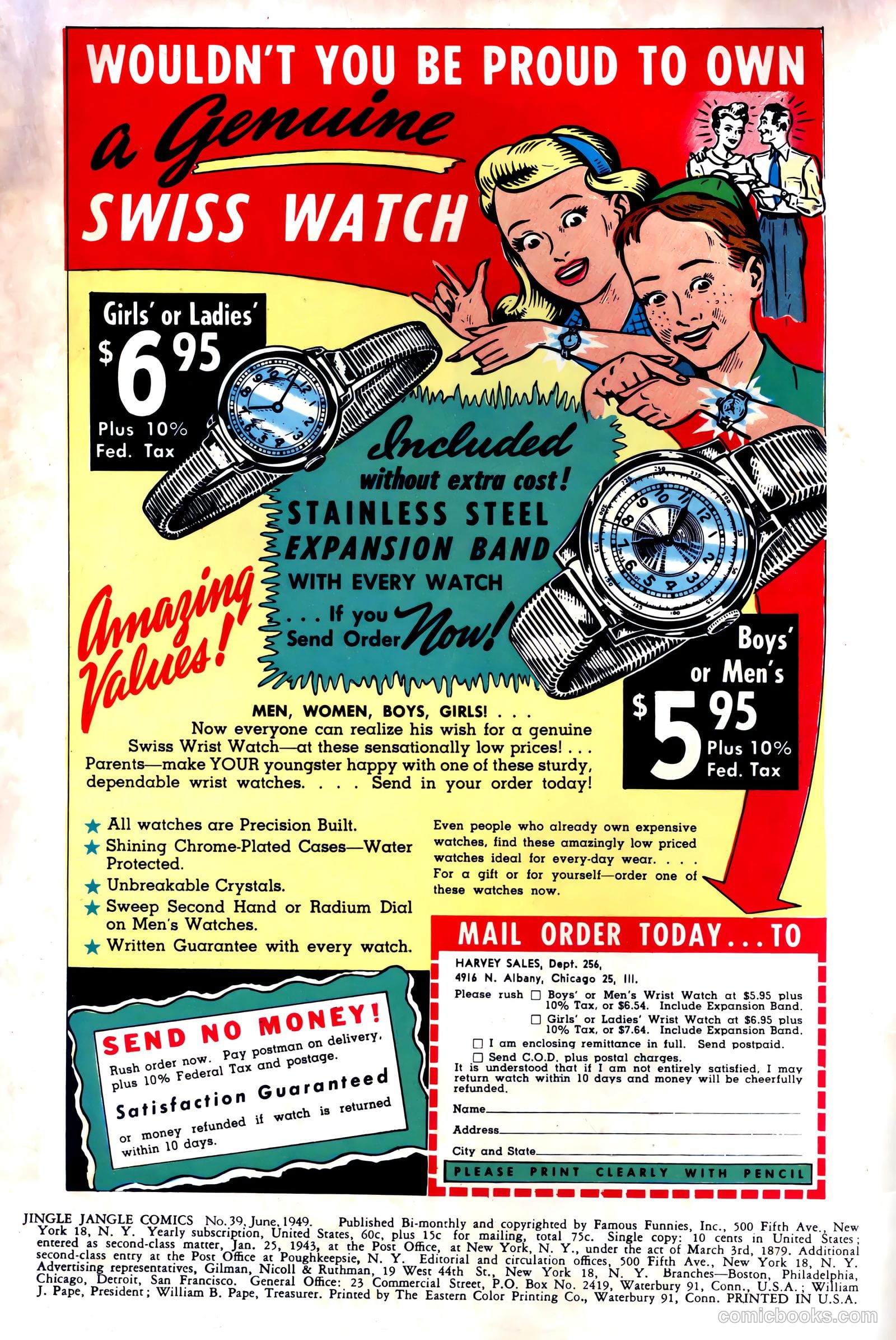Jingle Jangle Comics #39 (1949) — page 2 of 51