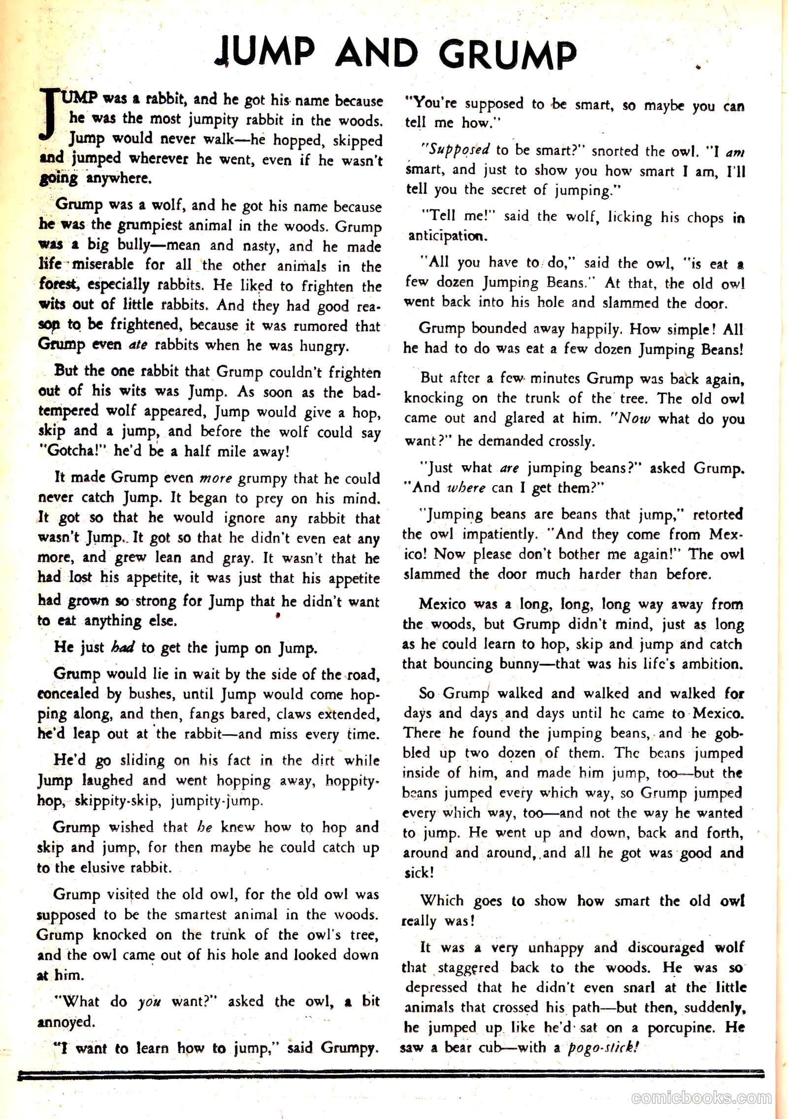 Jingle Jangle Comics #39 (1949) — page 33 of 51