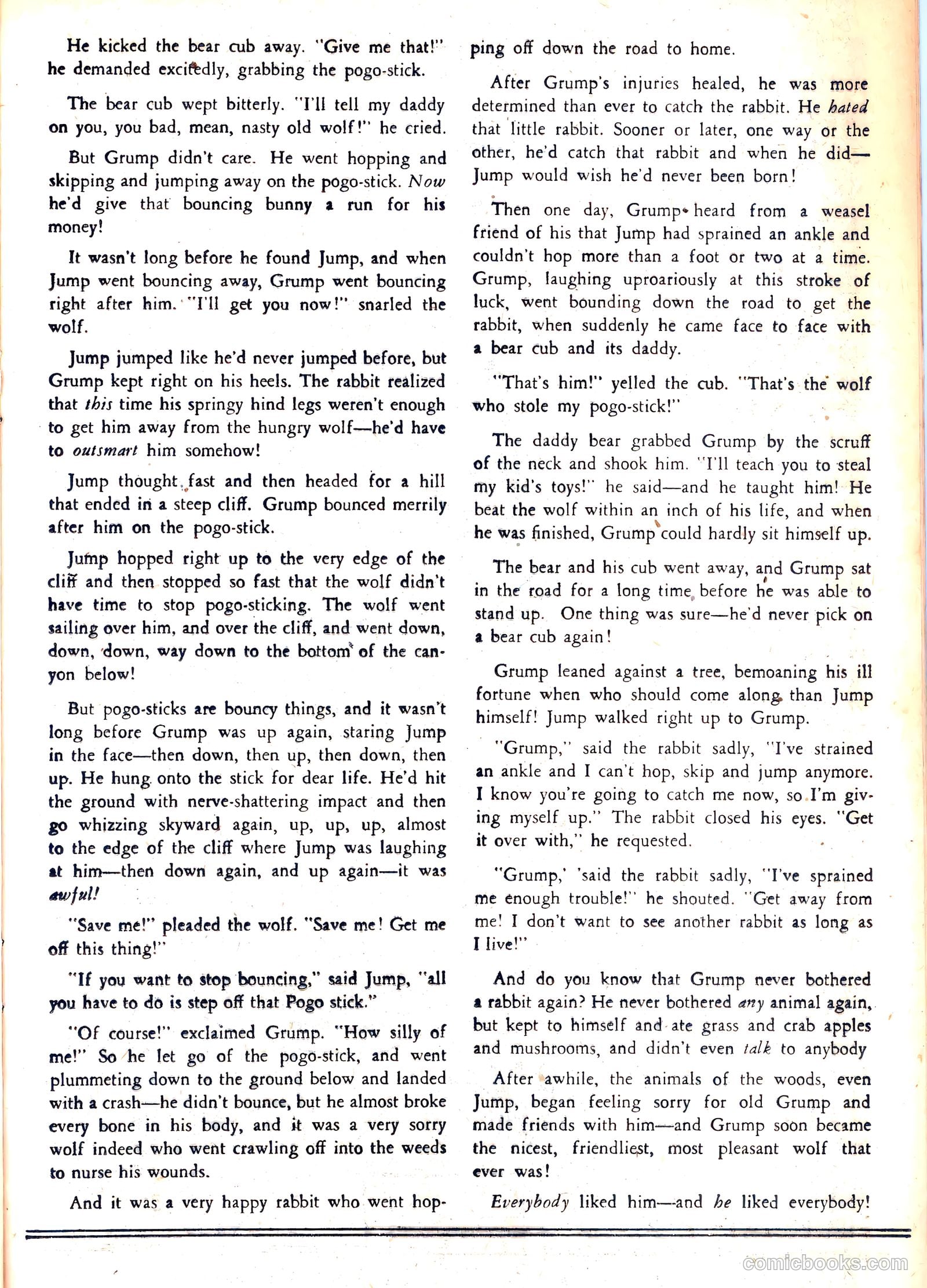 Jingle Jangle Comics #39 (1949) — page 34 of 51