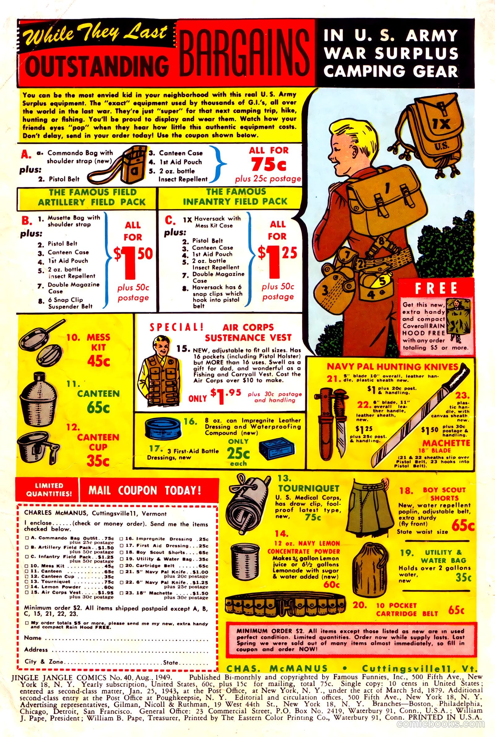 Jingle Jangle Comics #40 (1949) — page 2 of 53