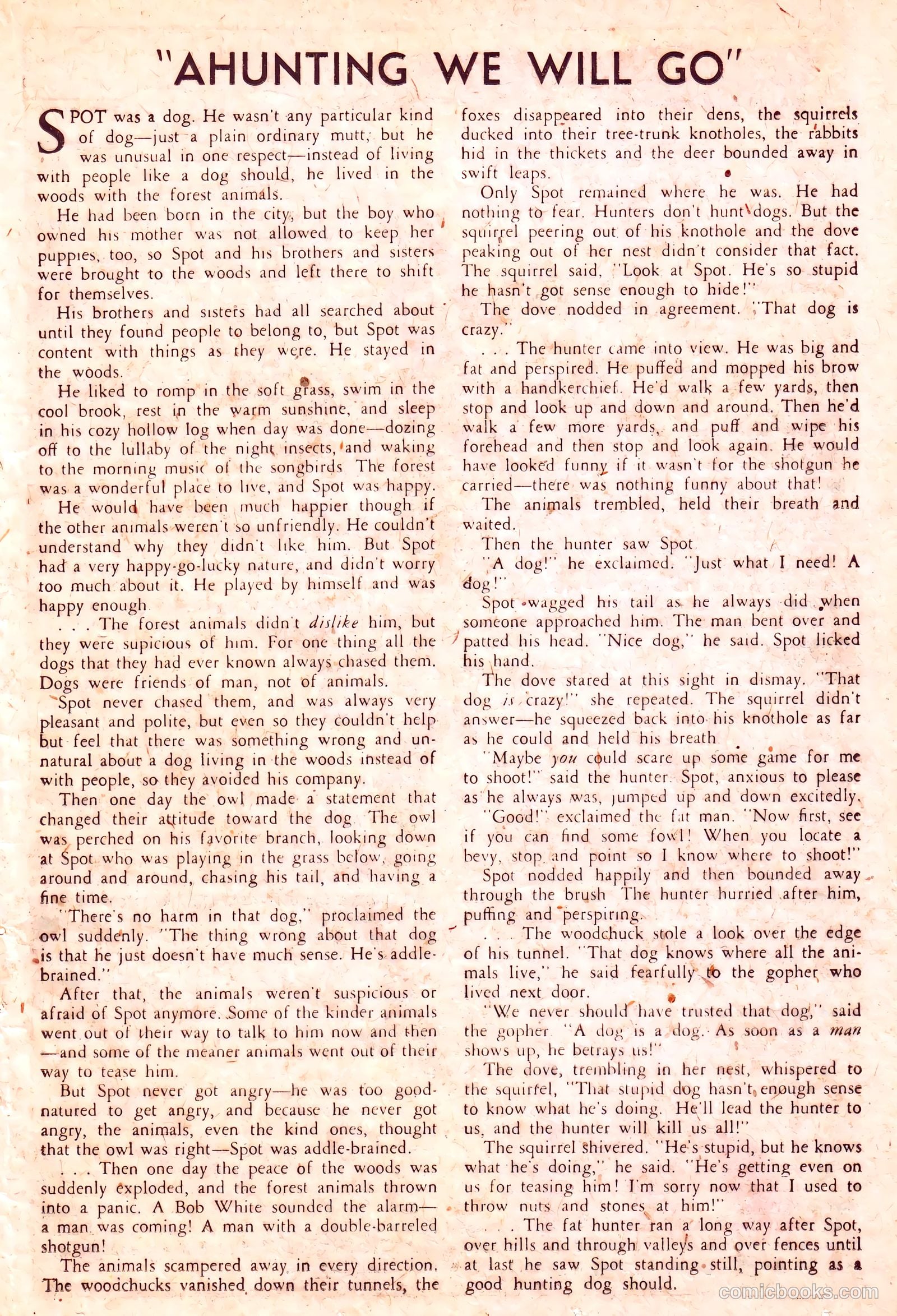 Jingle Jangle Comics #40 (1949) — page 35 of 53