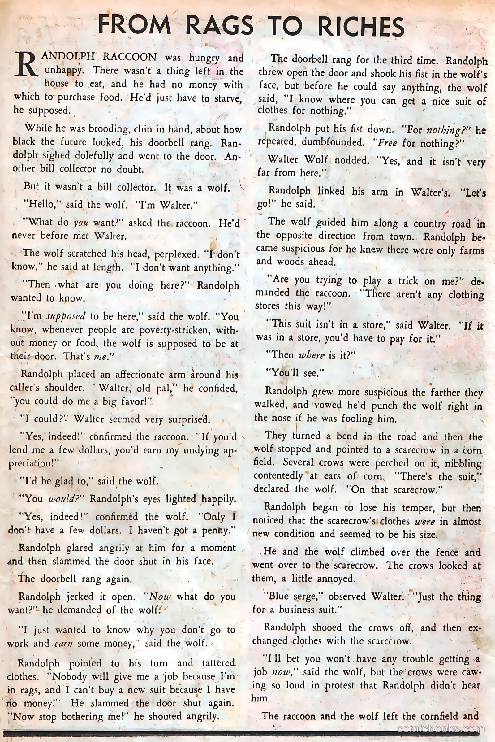 Jingle Jangle Comics #41 (1949) — page 35 of 52