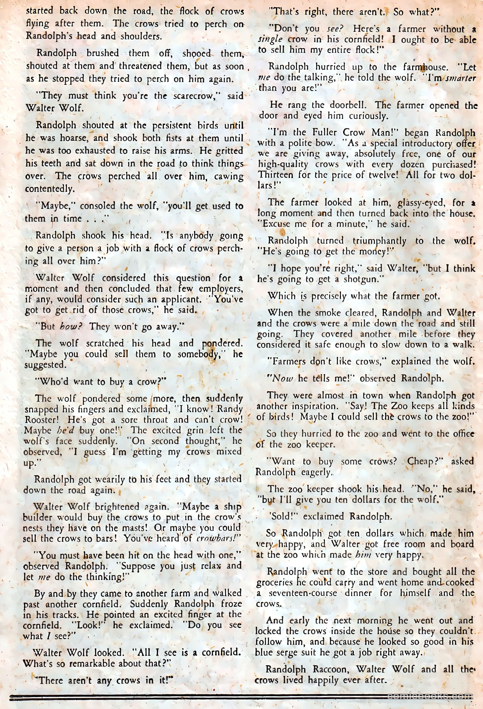 Jingle Jangle Comics #41 (1949) — page 36 of 52