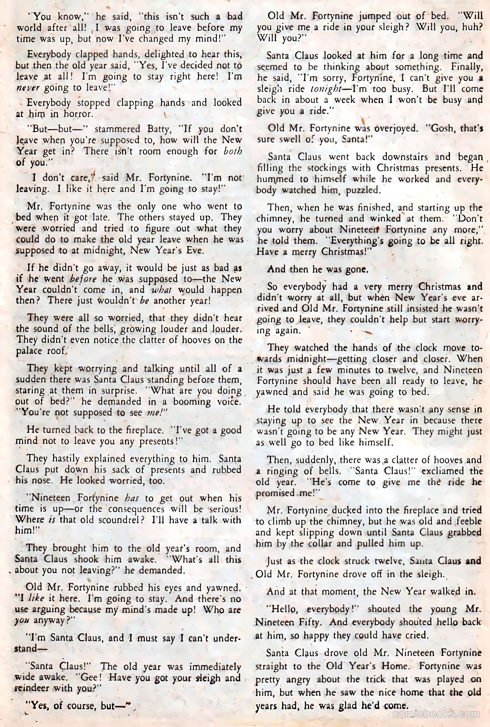 Jingle Jangle Comics #42 (1949) — page 44 of 53