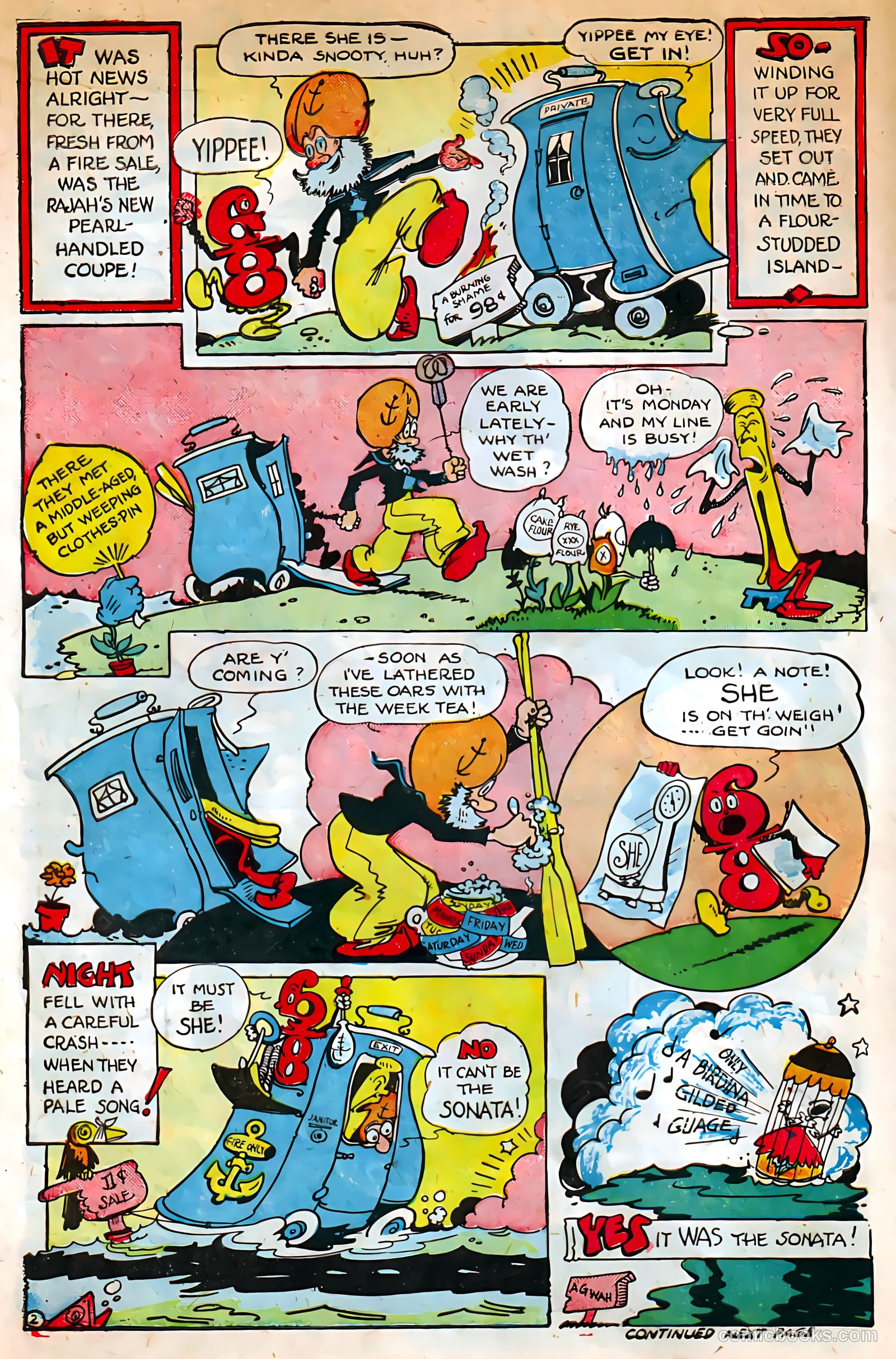 Jingle Jangle Comics #8 (1944) — page 14 of 52