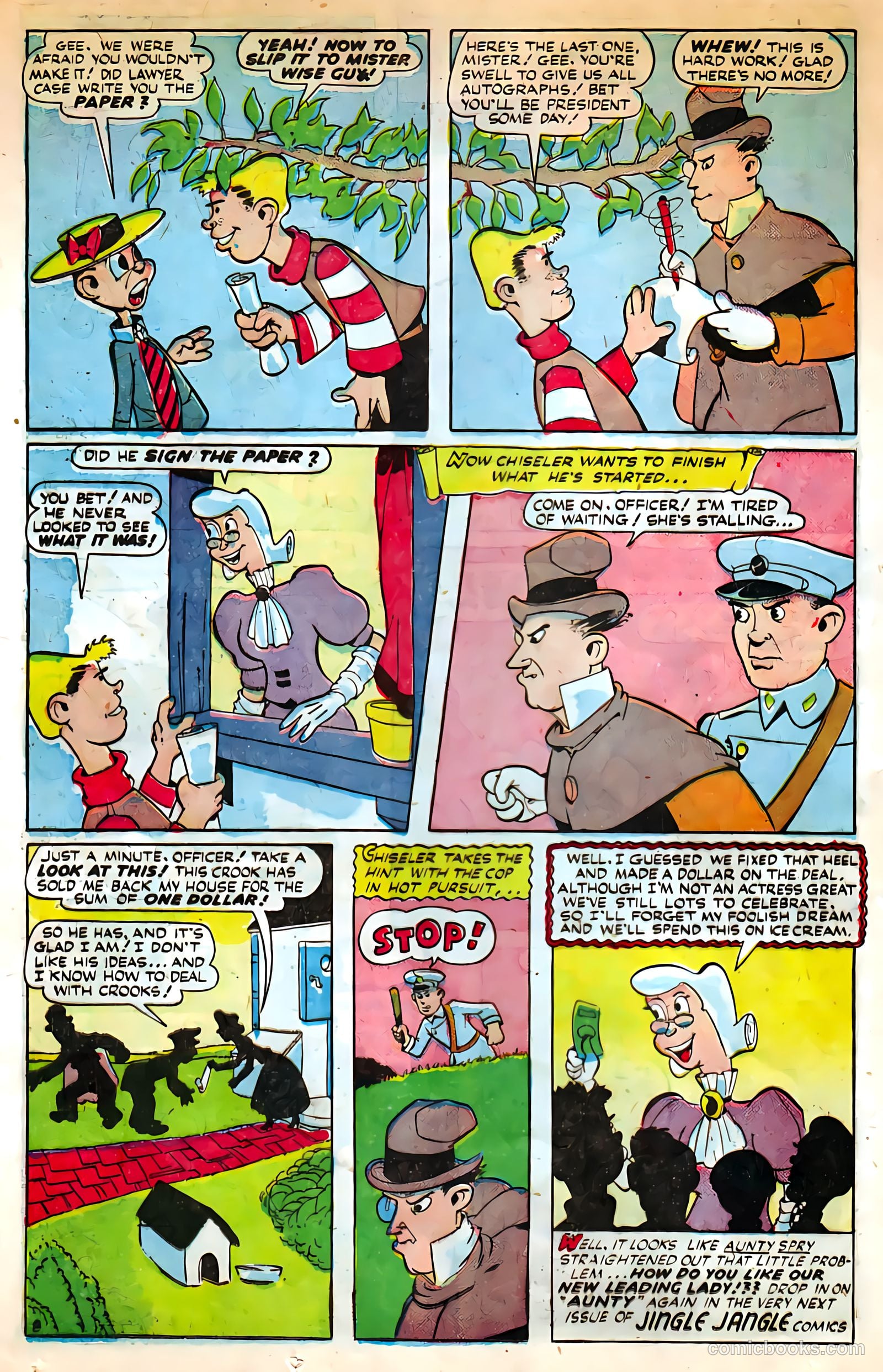 Jingle Jangle Comics #8 (1944) — page 28 of 52