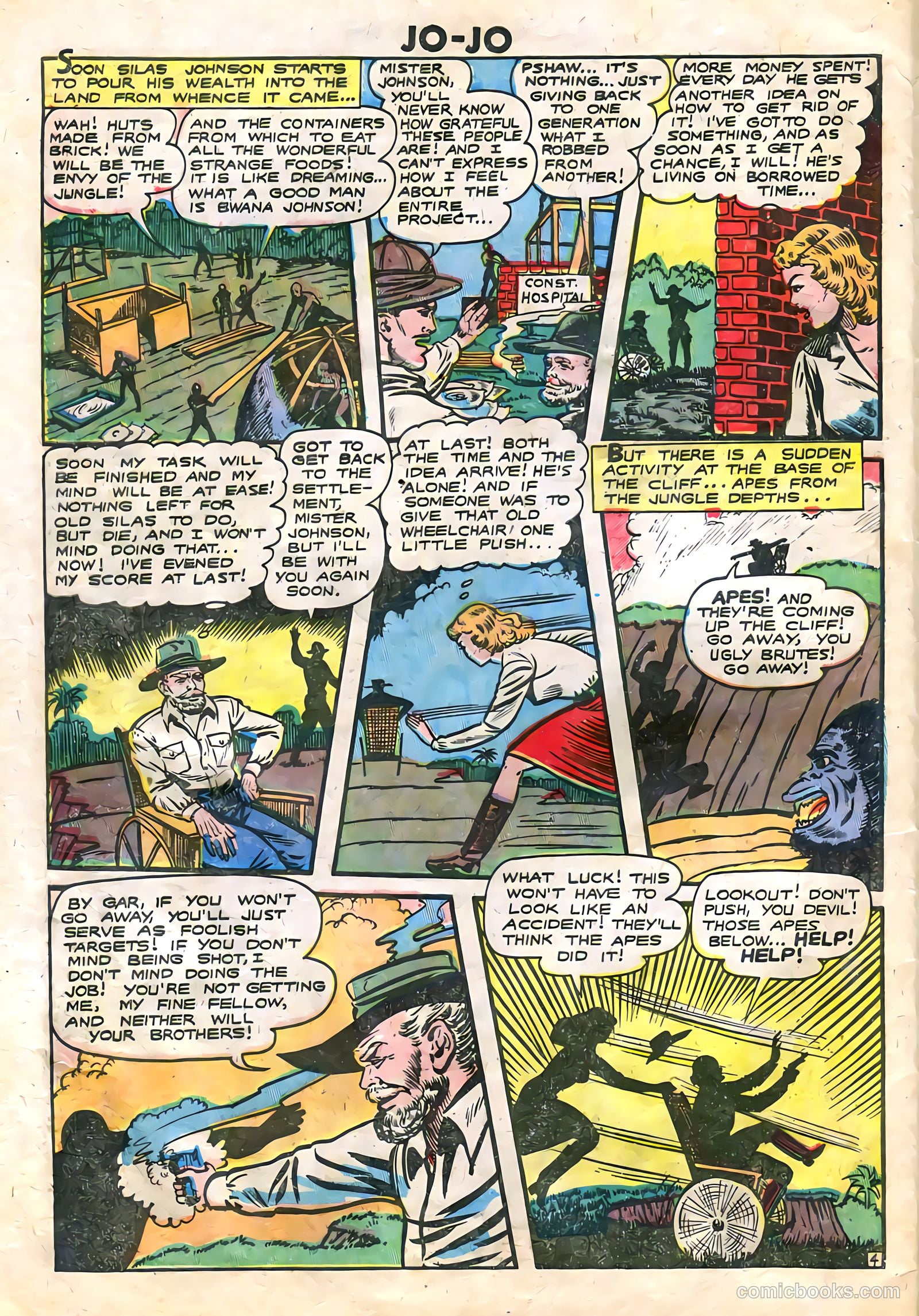 Jo-Jo Comics #26 (1949) — page 32 of 36