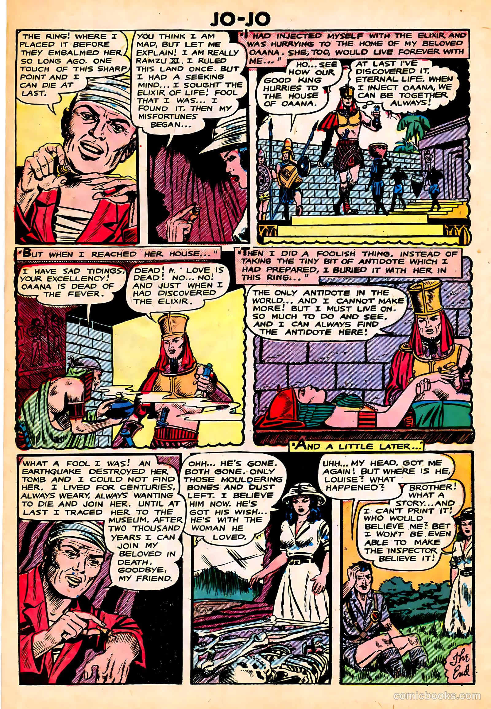 Jo-Jo Comics #28 (1949) — page 32 of 36
