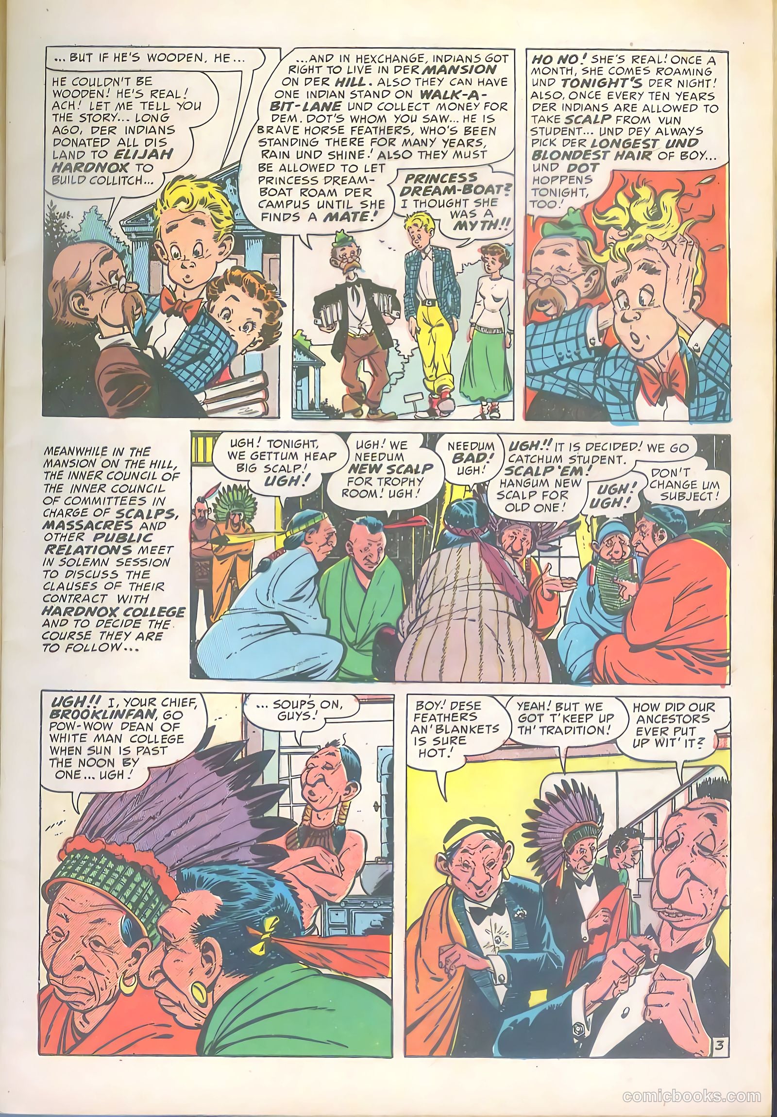 Joe College Comics #2 (1950) — page 5 of 52