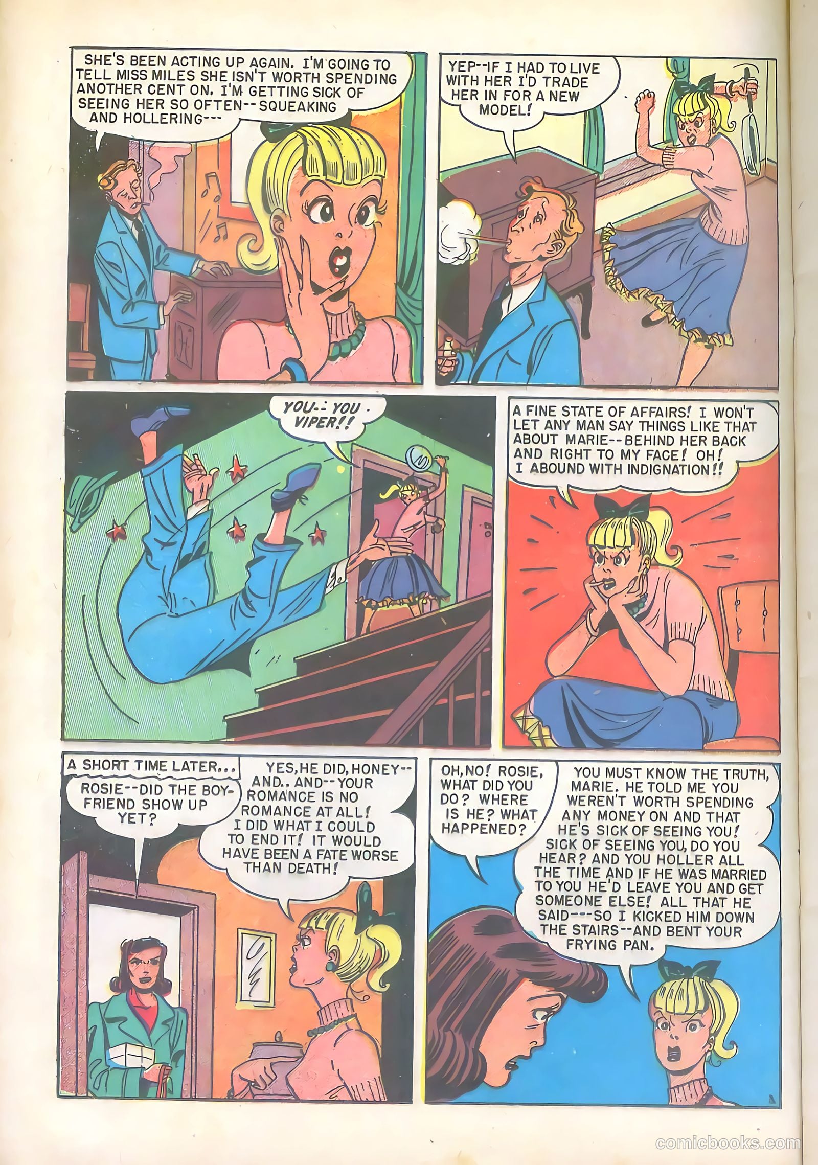 Joe College Comics #2 (1950) — page 16 of 52