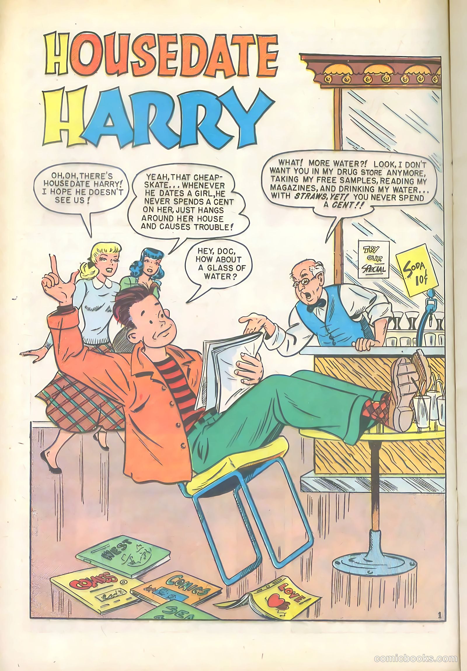 Joe College Comics #2 (1950) — page 22 of 52