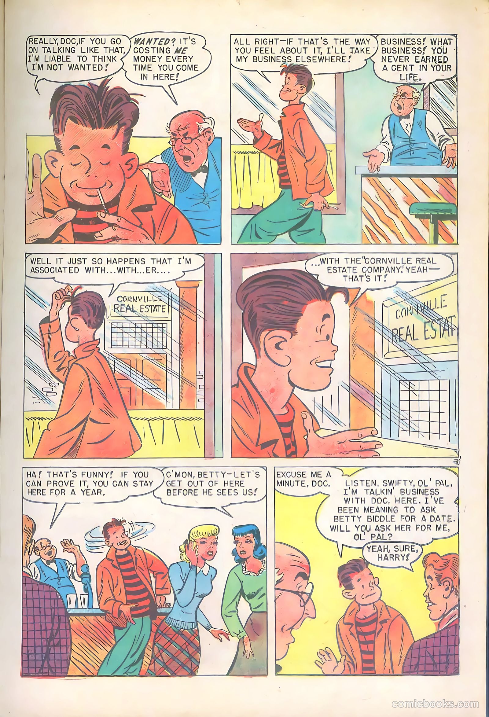 Joe College Comics #2 (1950) — page 23 of 52