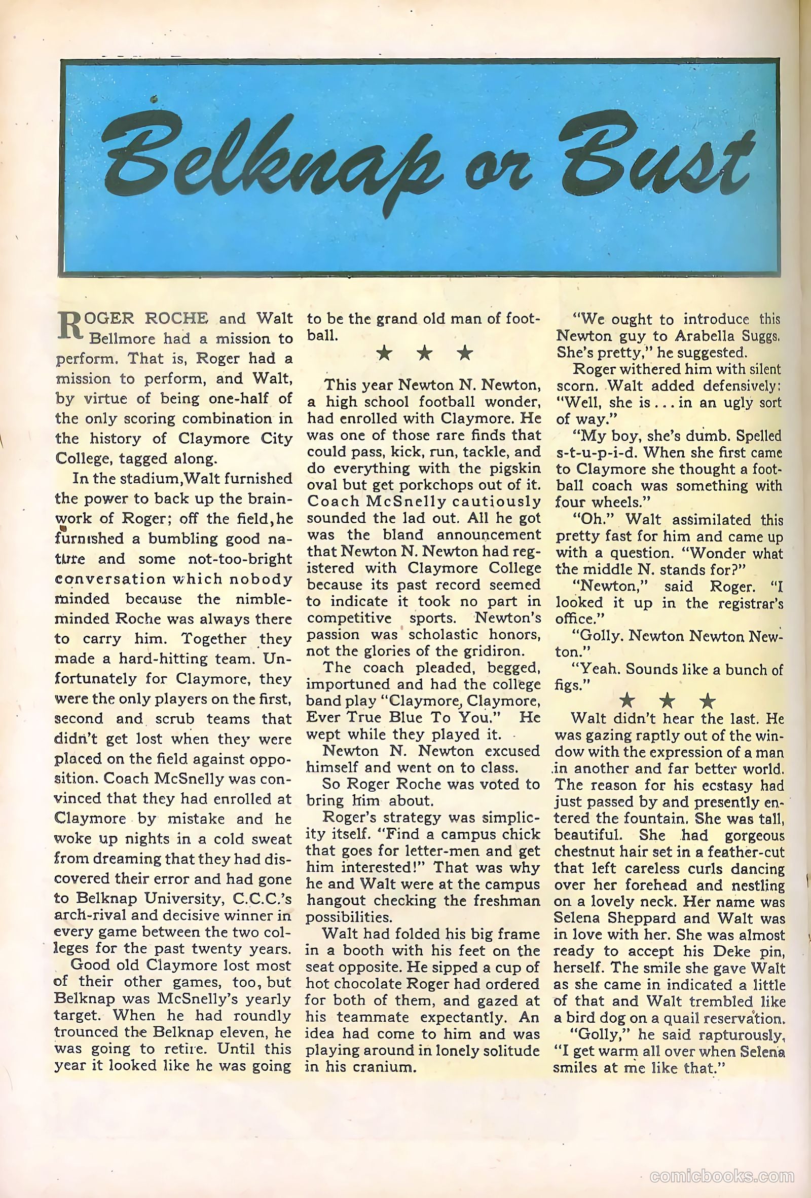 Joe College Comics #2 (1950) — page 32 of 52