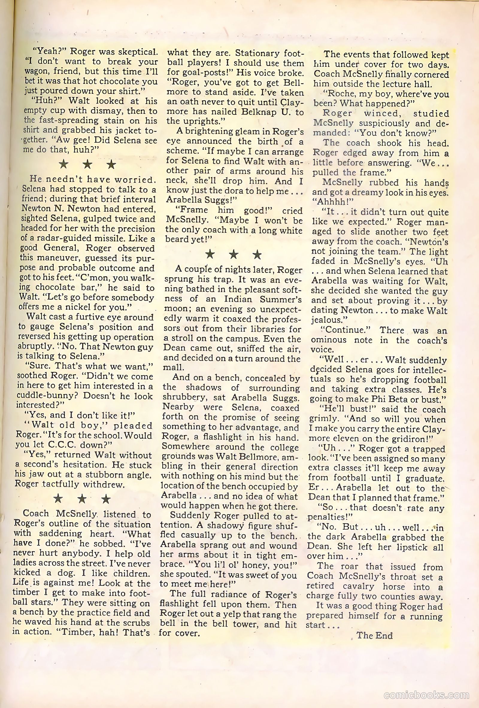 Joe College Comics #2 (1950) — page 33 of 52