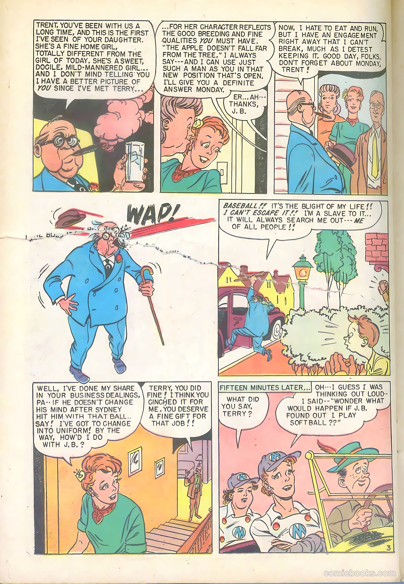 Joe College Comics #2 (1950) — page 36 of 52