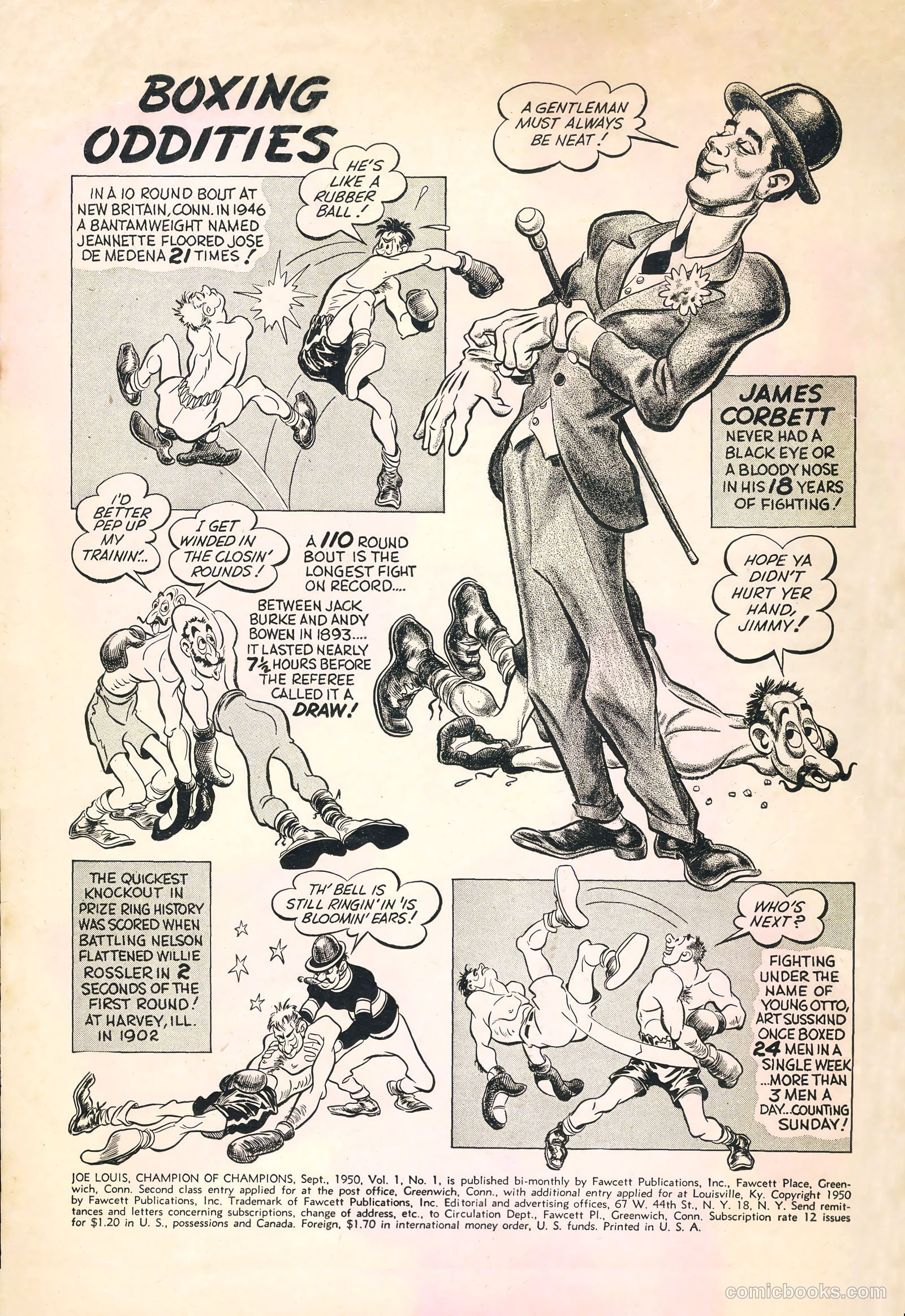 Joe Louis #1 (1950) — page 2 of 36
