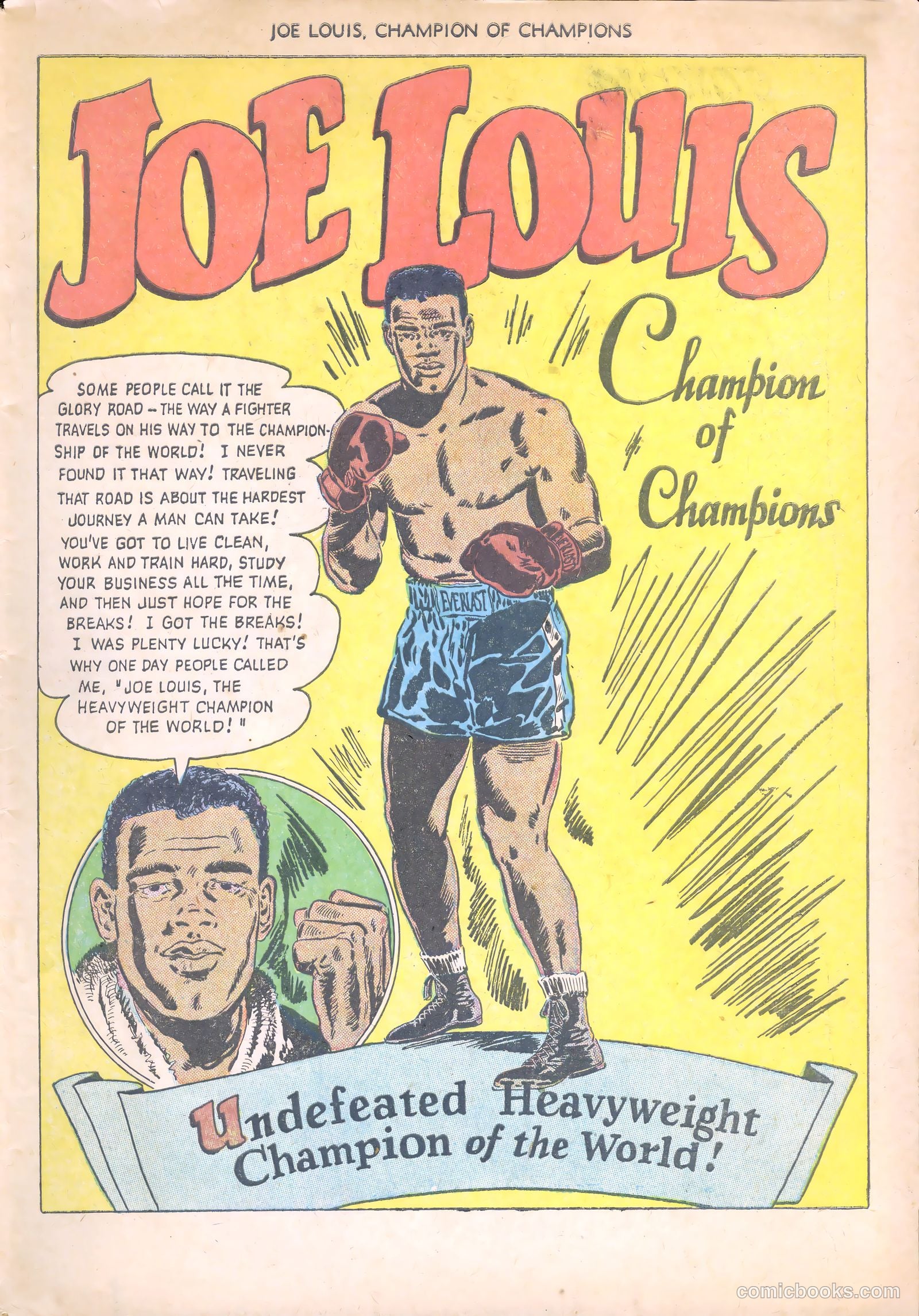 Joe Louis #1 (1950) — page 3 of 36