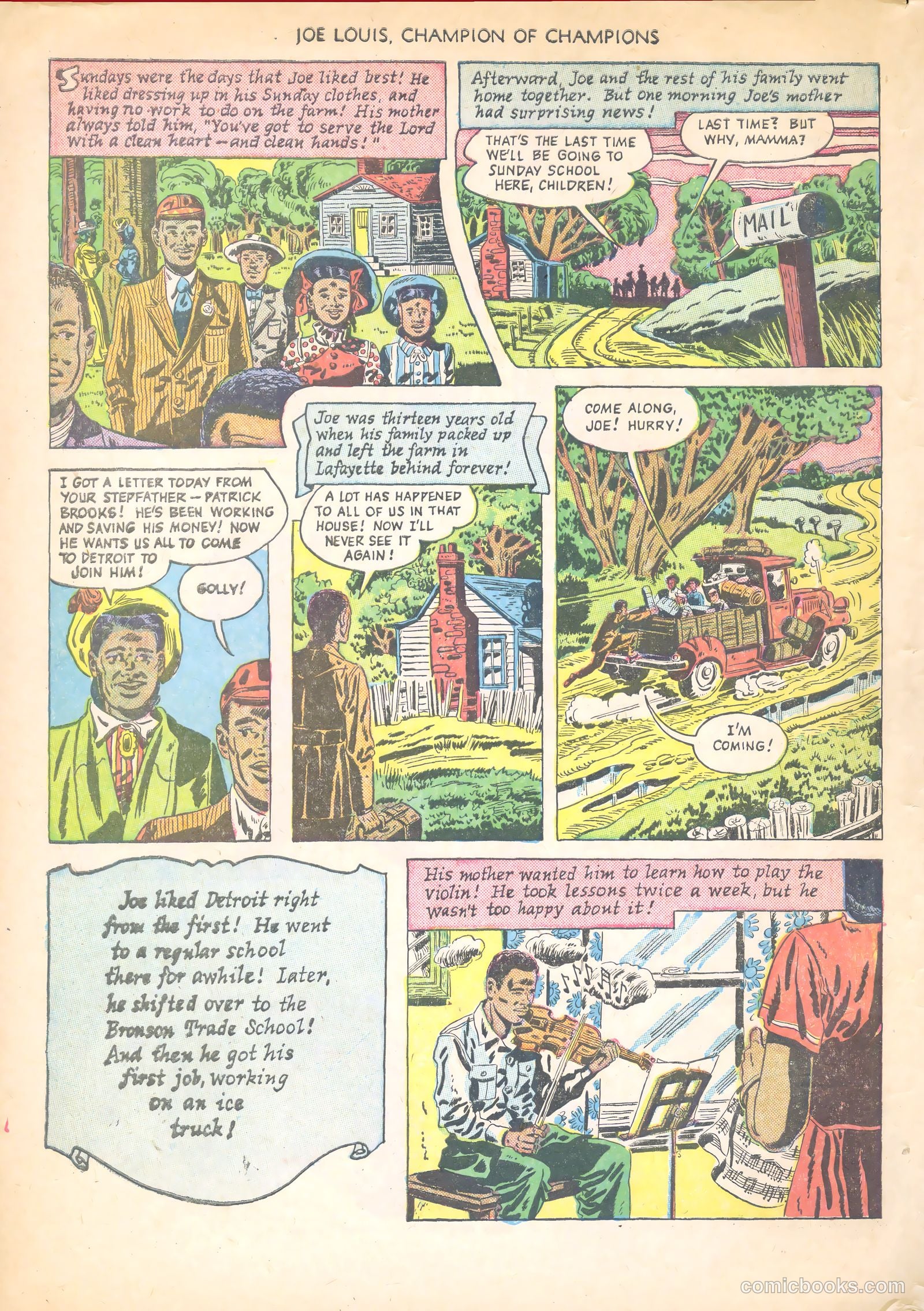 Joe Louis #1 (1950) — page 6 of 36