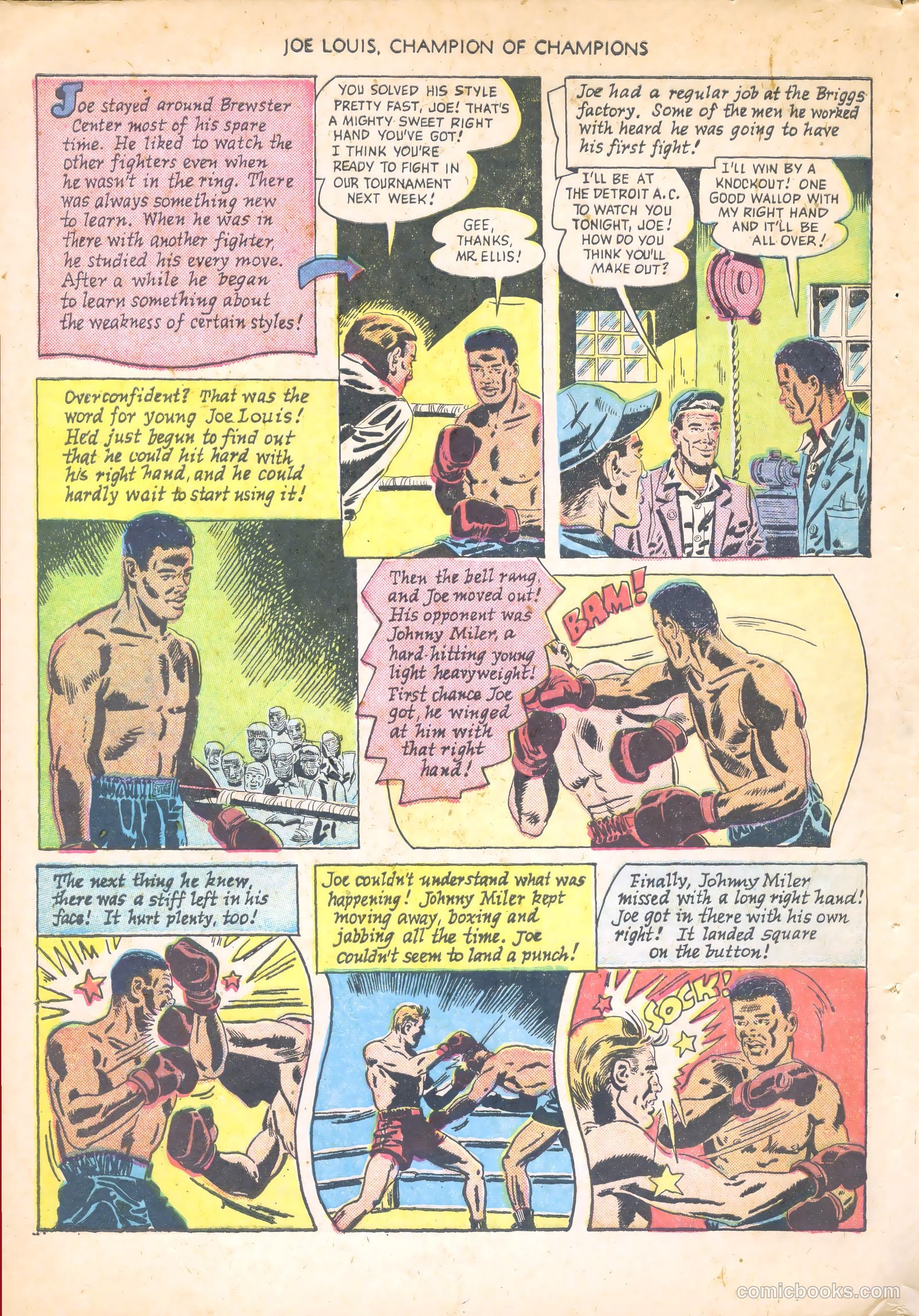 Joe Louis #1 (1950) — page 8 of 36