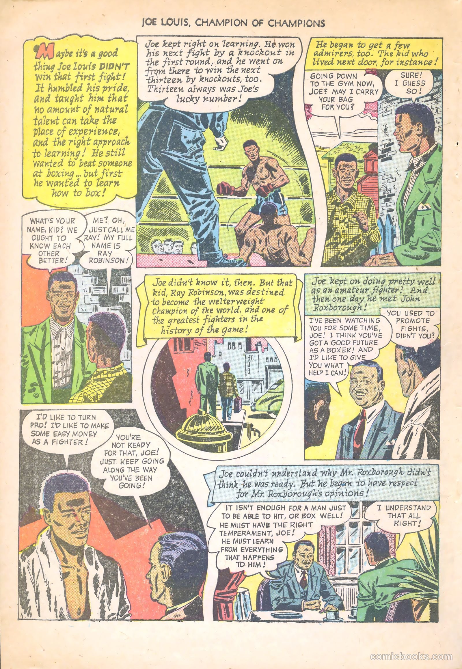Joe Louis #1 (1950) — page 10 of 36