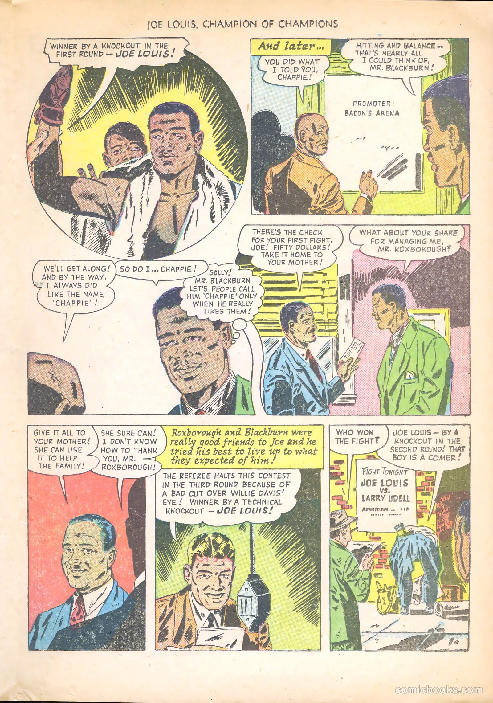 Joe Louis #1 (1950) — page 15 of 36