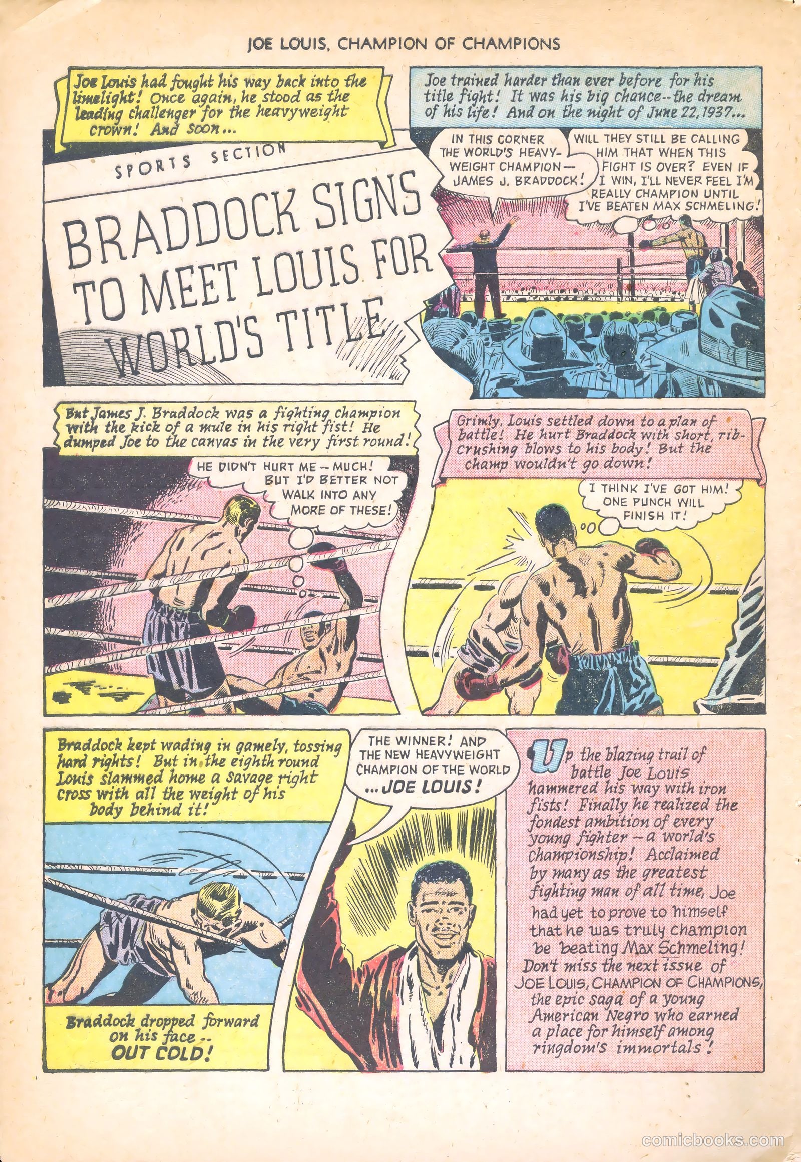 Joe Louis #1 (1950) — page 28 of 36