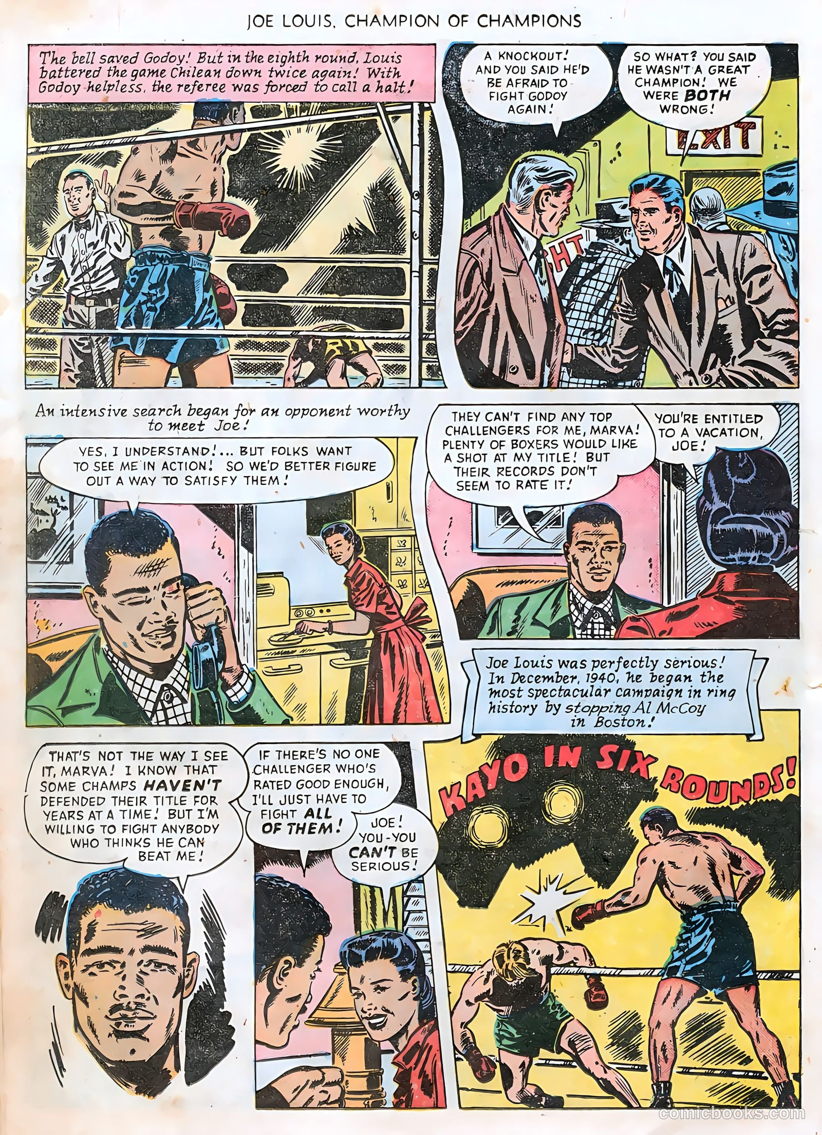 Joe Louis #2 (1950) — page 16 of 36