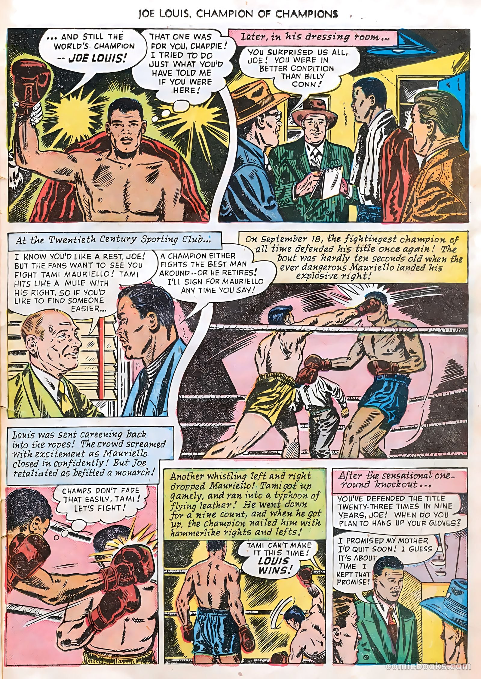 Joe Louis #2 (1950) — page 25 of 36