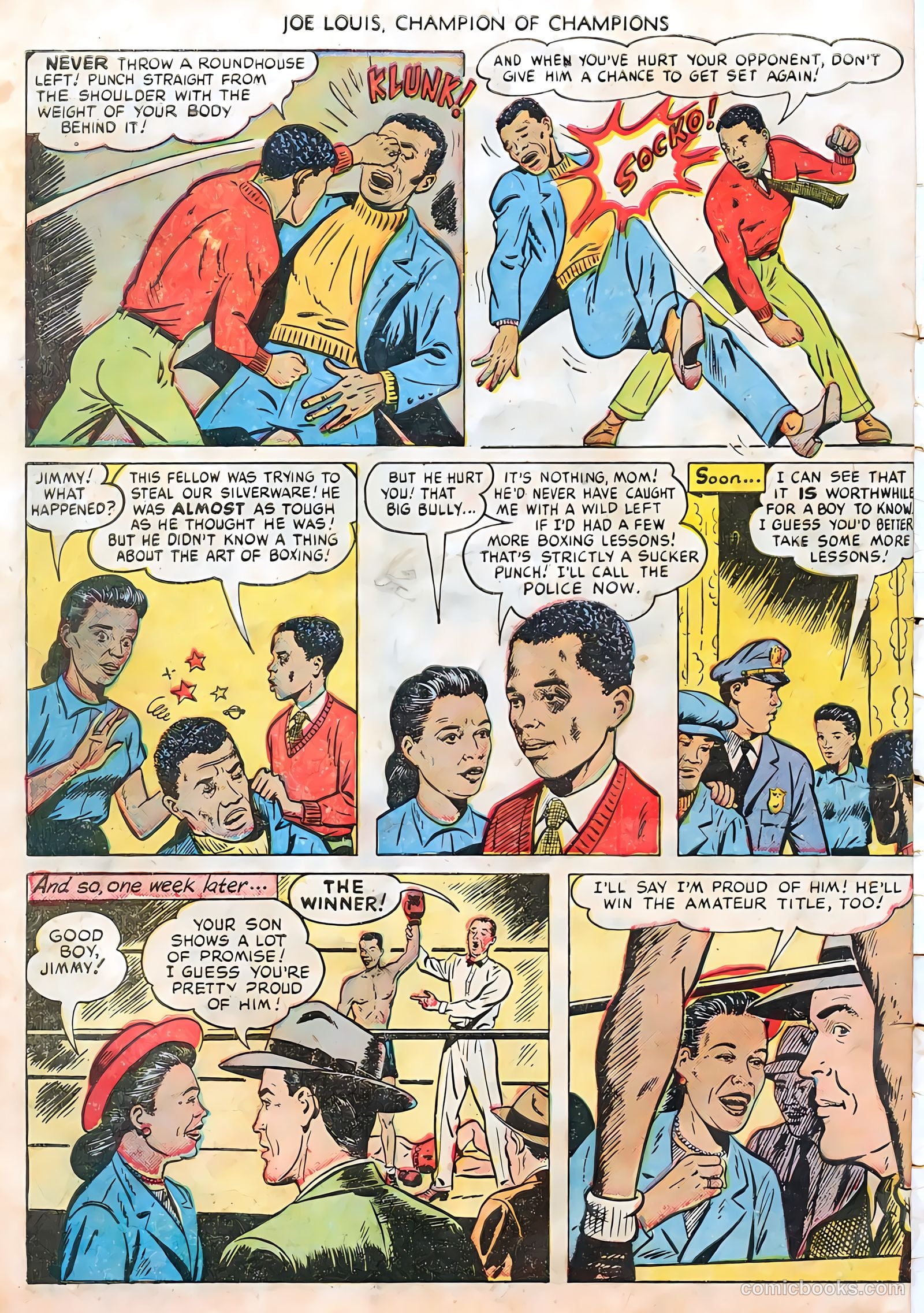 Joe Louis #2 (1950) — page 34 of 36