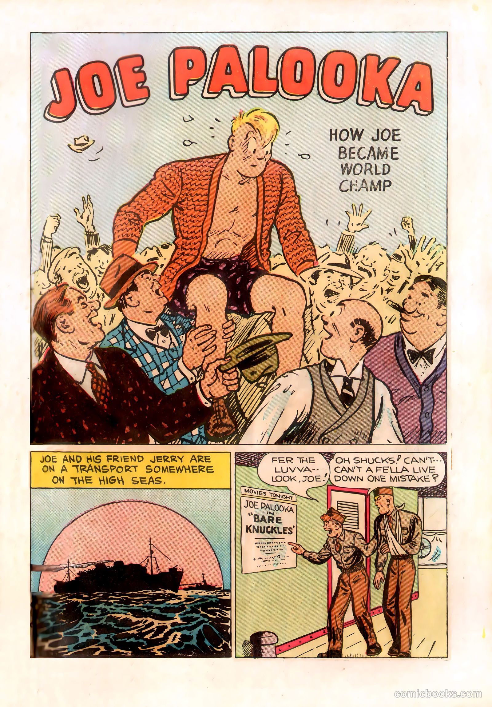 Joe Palooka Comics #1 (1945) — page 3 of 36