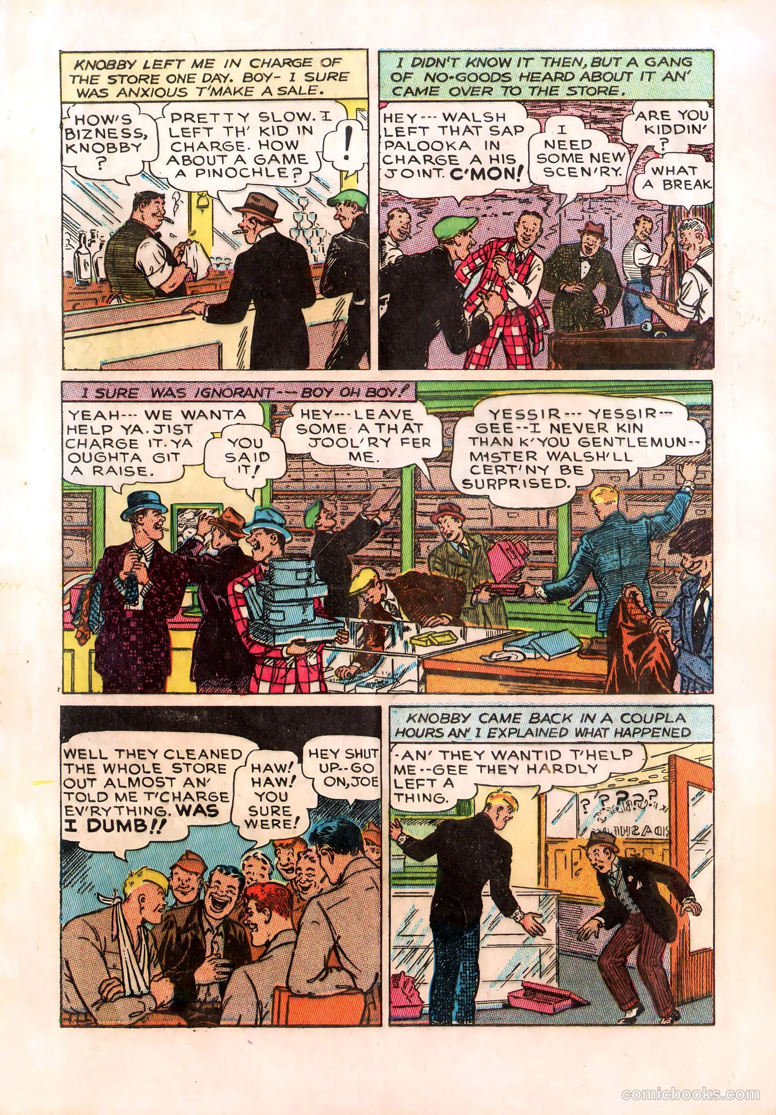 Joe Palooka Comics #1 (1945) — page 6 of 36
