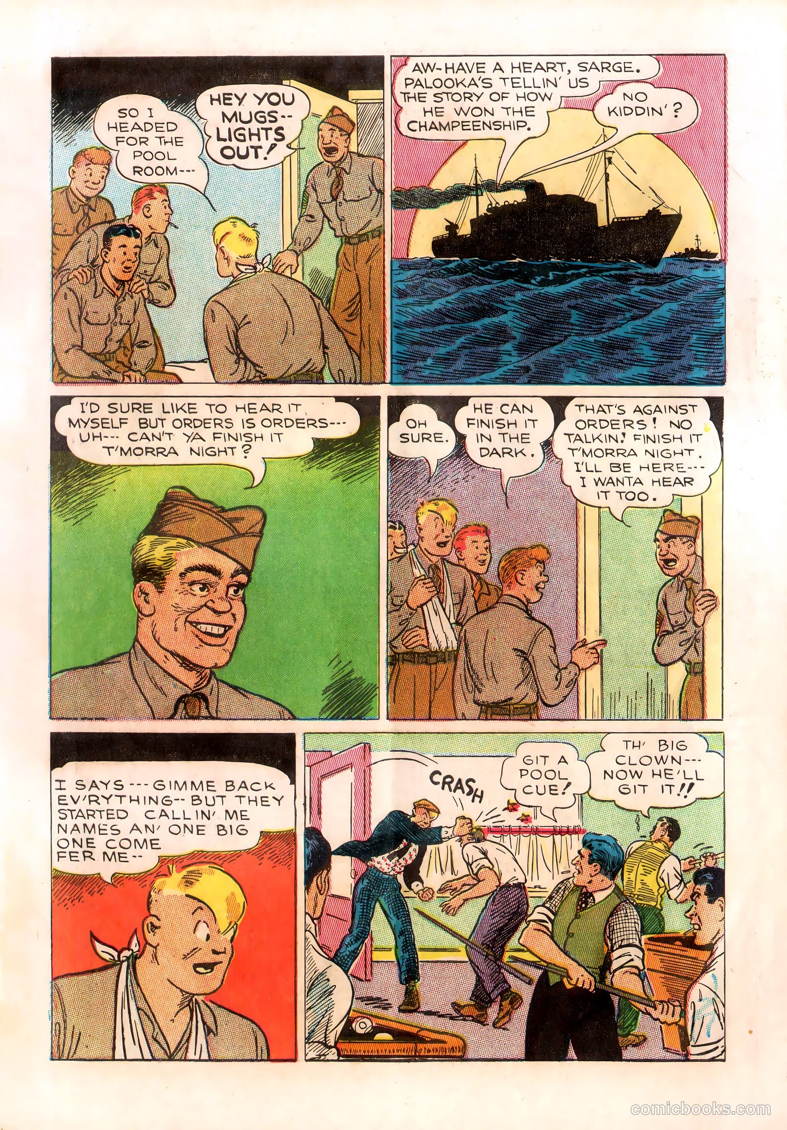 Joe Palooka Comics #1 (1945) — page 8 of 36