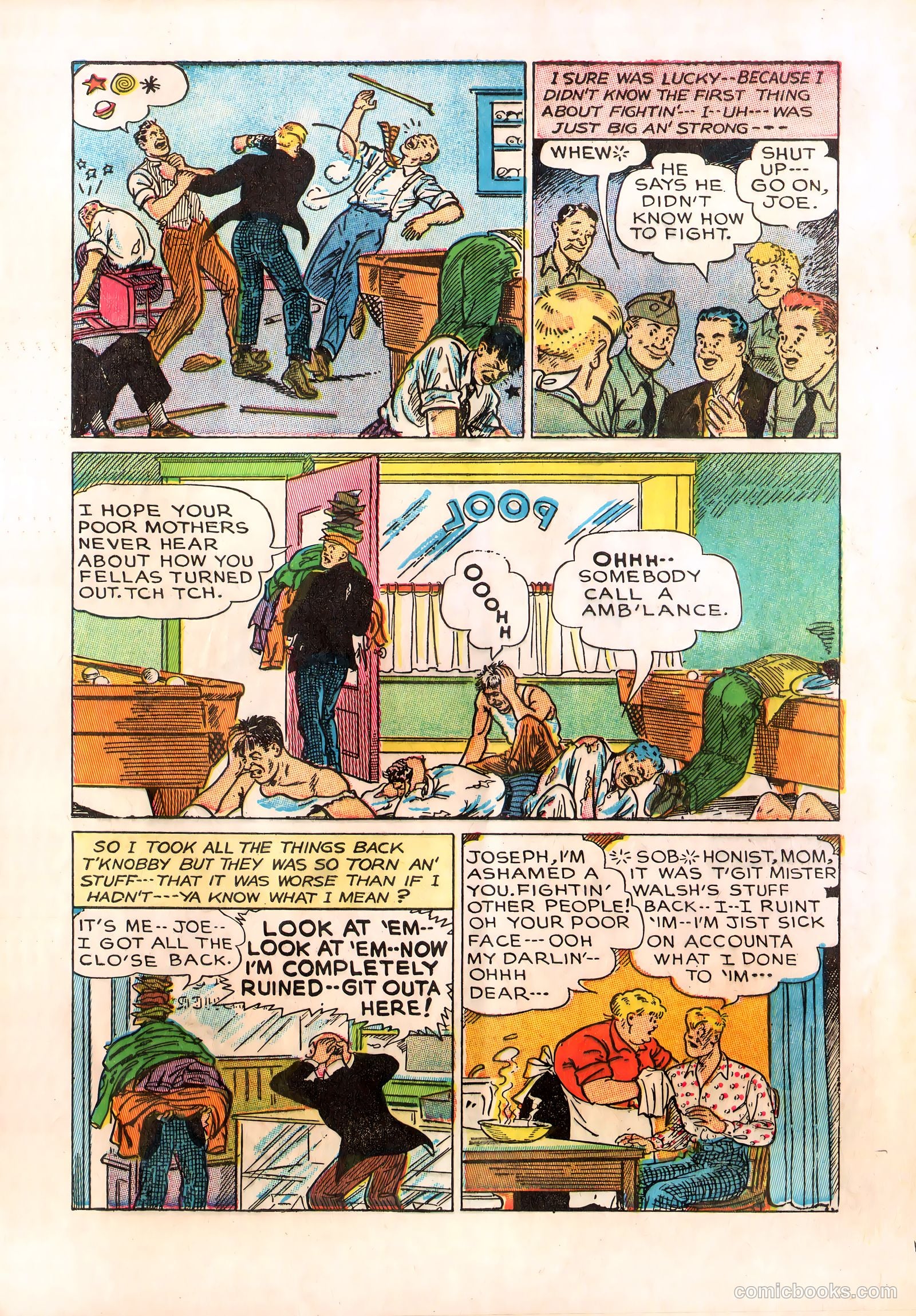 Joe Palooka Comics #1 (1945) — page 9 of 36