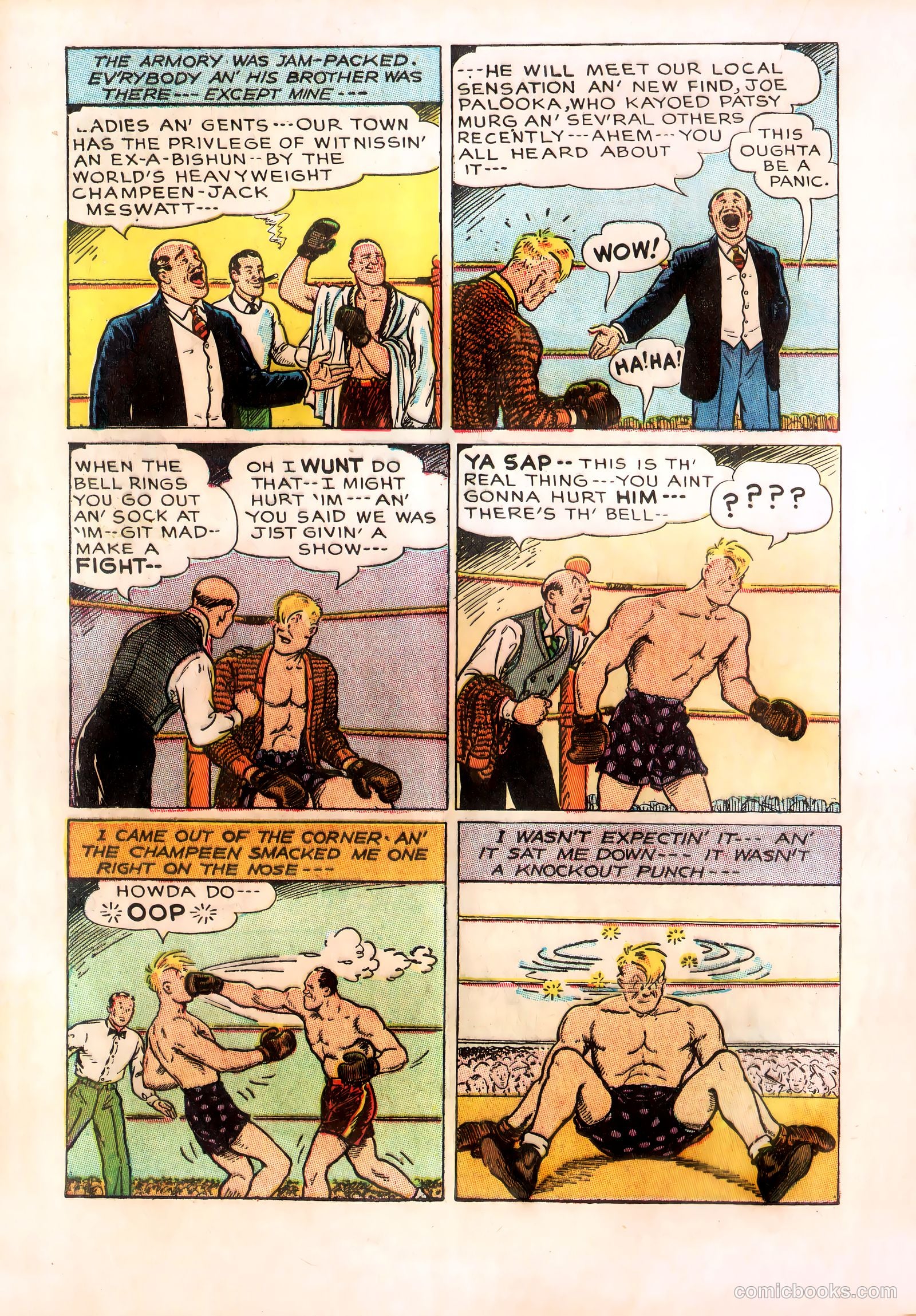 Joe Palooka Comics #1 (1945) — page 14 of 36