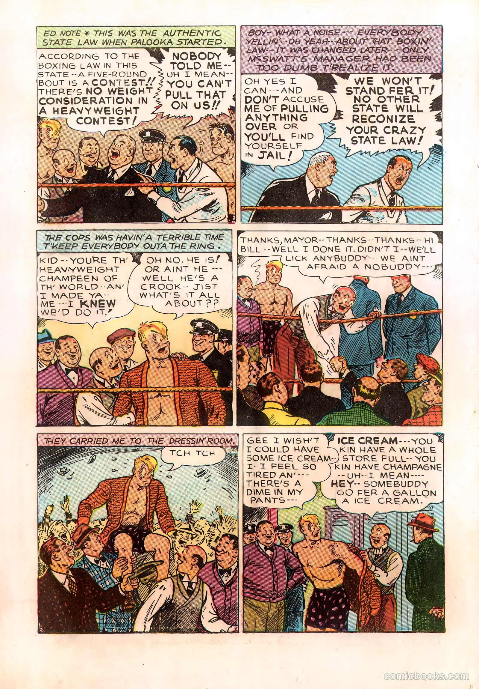 Joe Palooka Comics #1 (1945) — page 19 of 36