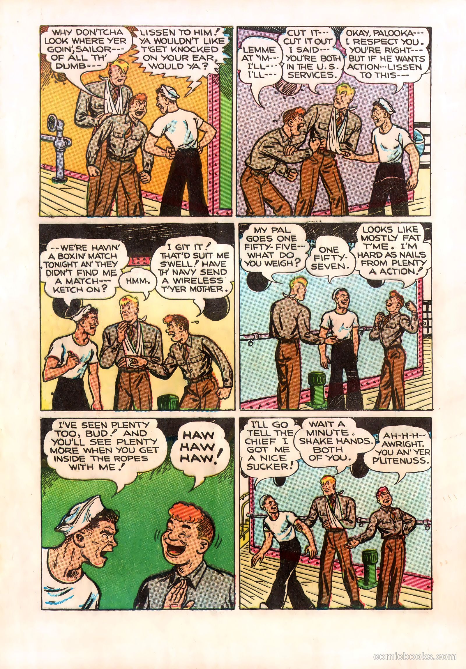 Joe Palooka Comics #1 (1945) — page 22 of 36